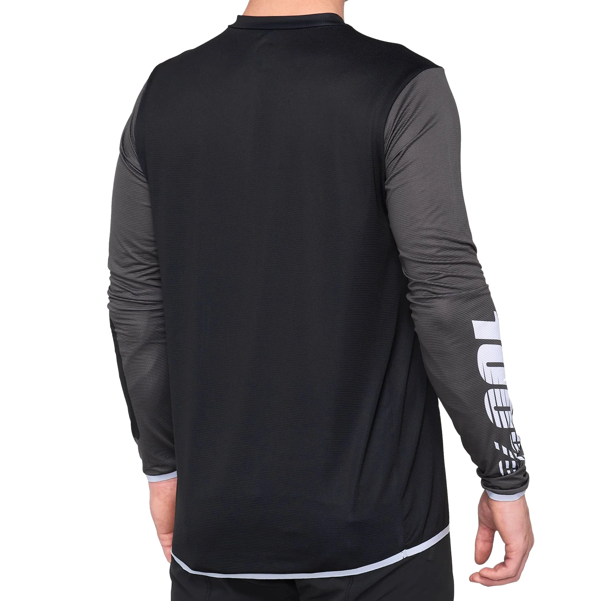 100% R-Core X Downhill Jersey Black & White - Image 2
