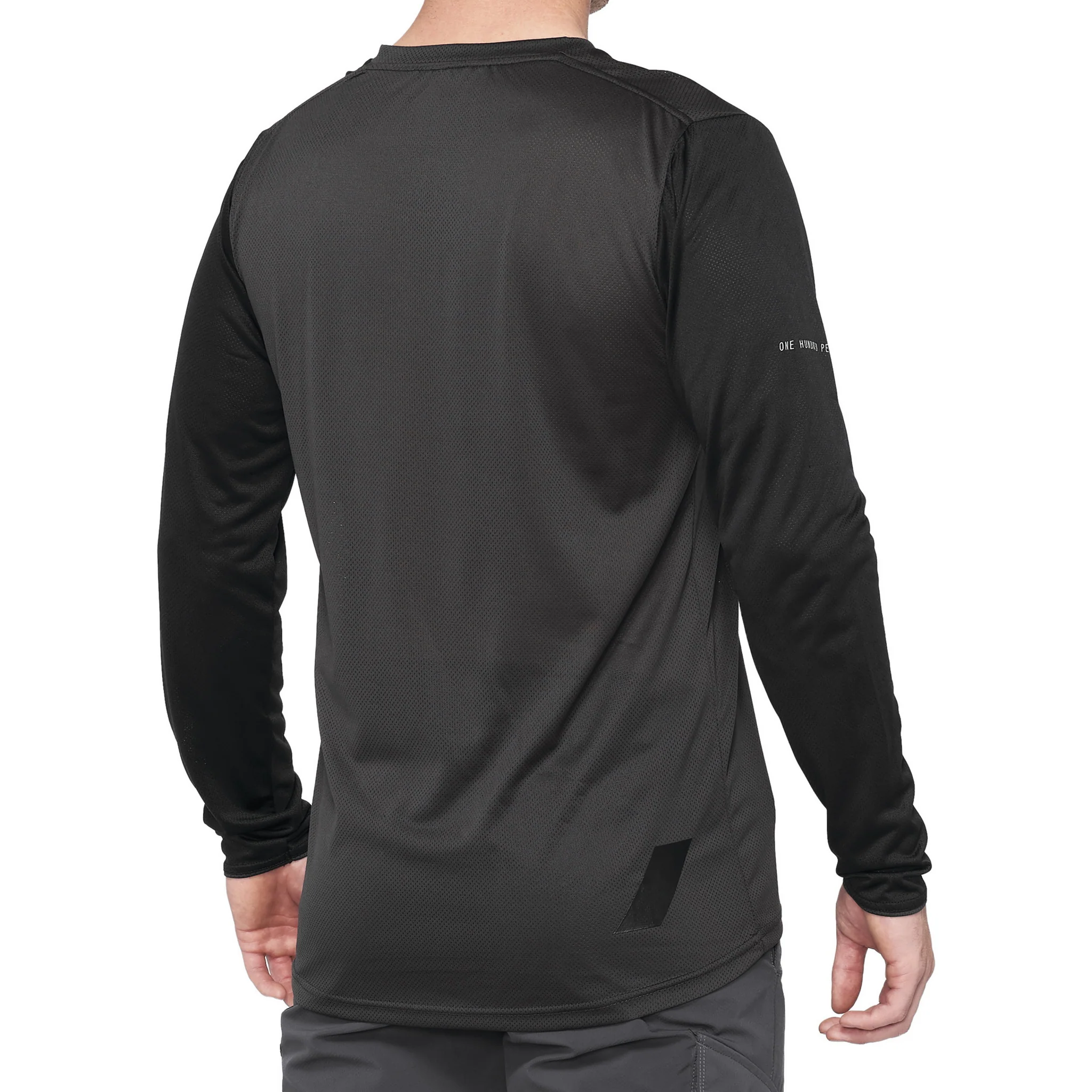100% Ridecamp Long Sleeve Jersey Black/Charcoal - Image 2