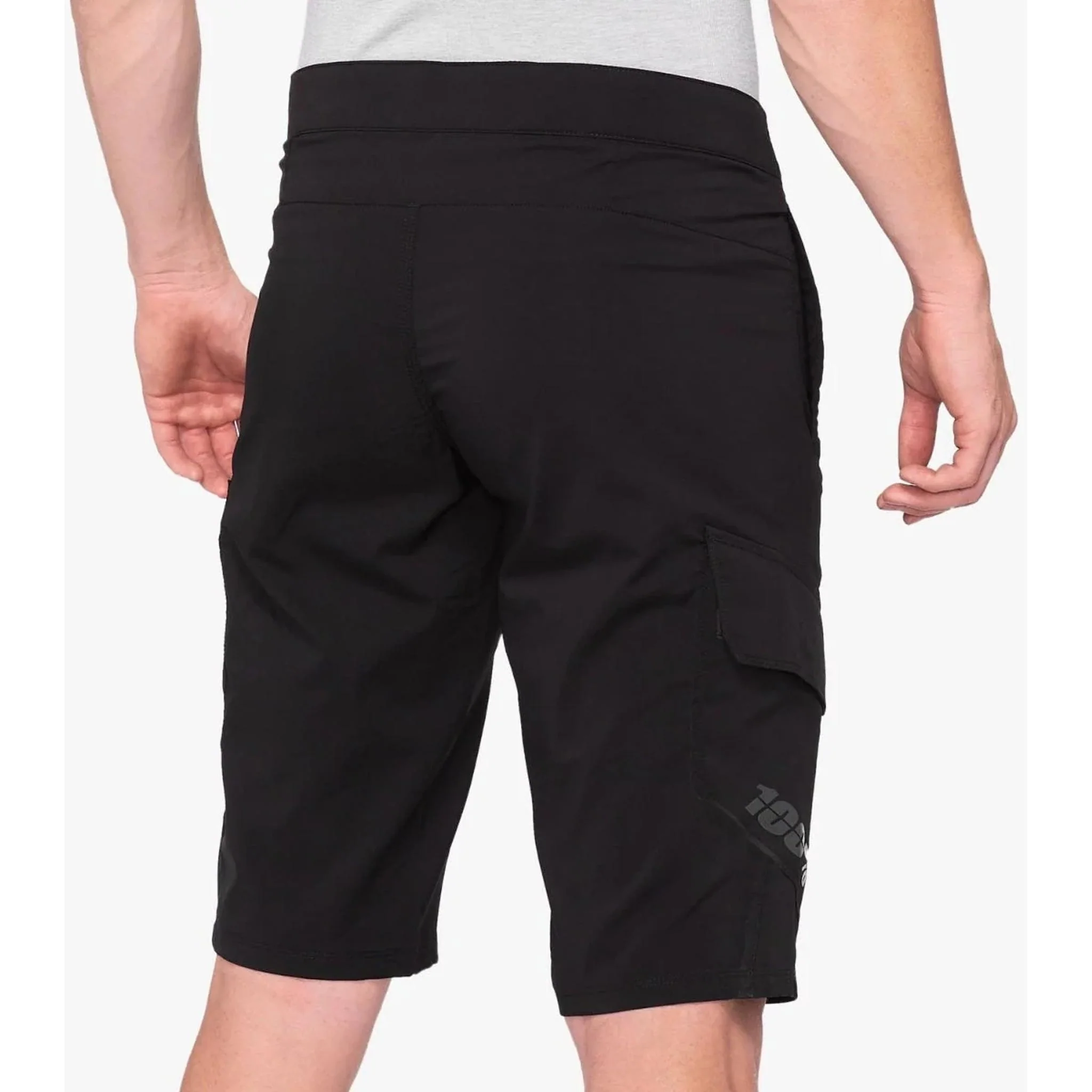 100% RIDECAMP MTB Shorts Black - Image 2