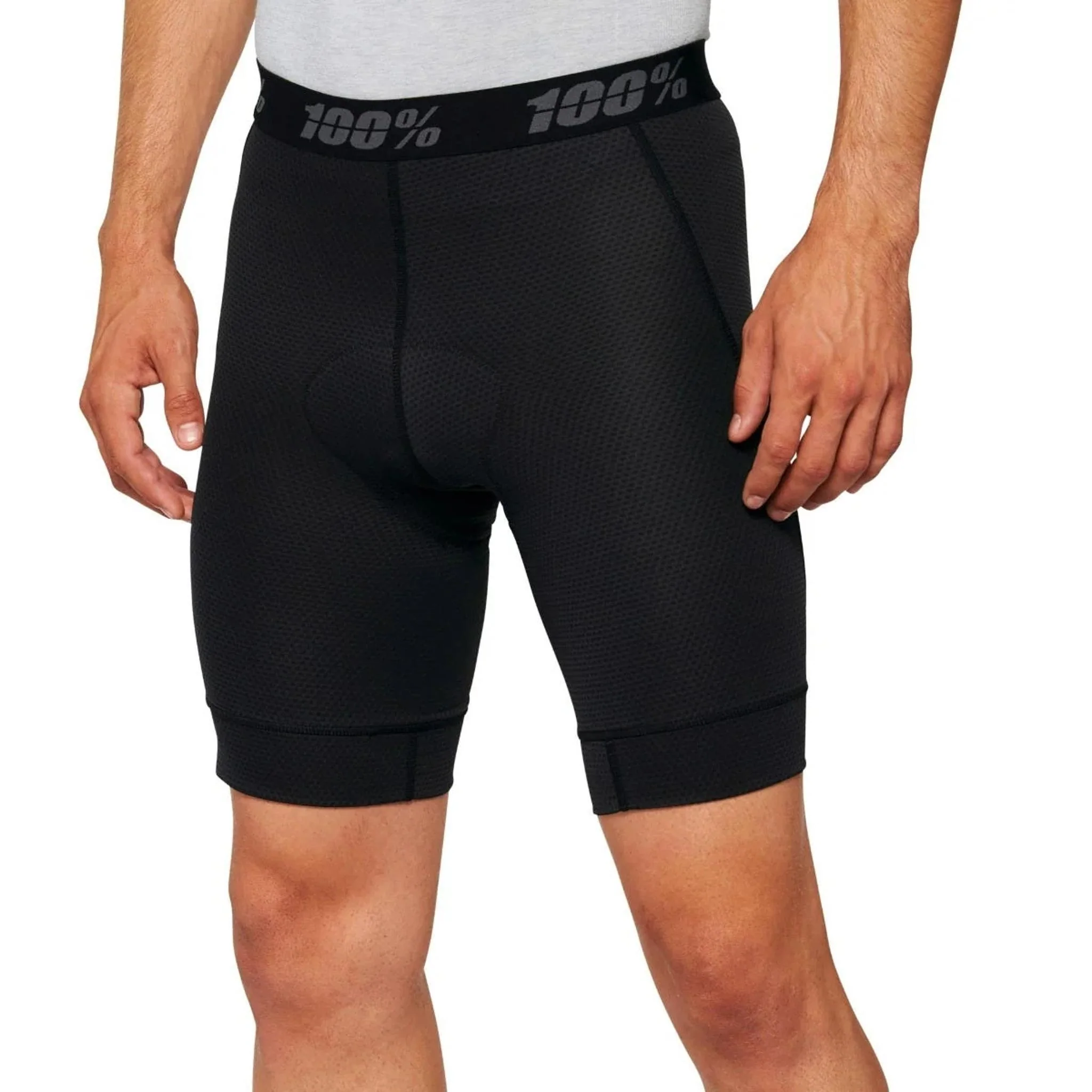 100% Ridecamp MTB Shorts With Liner Black - Image 3