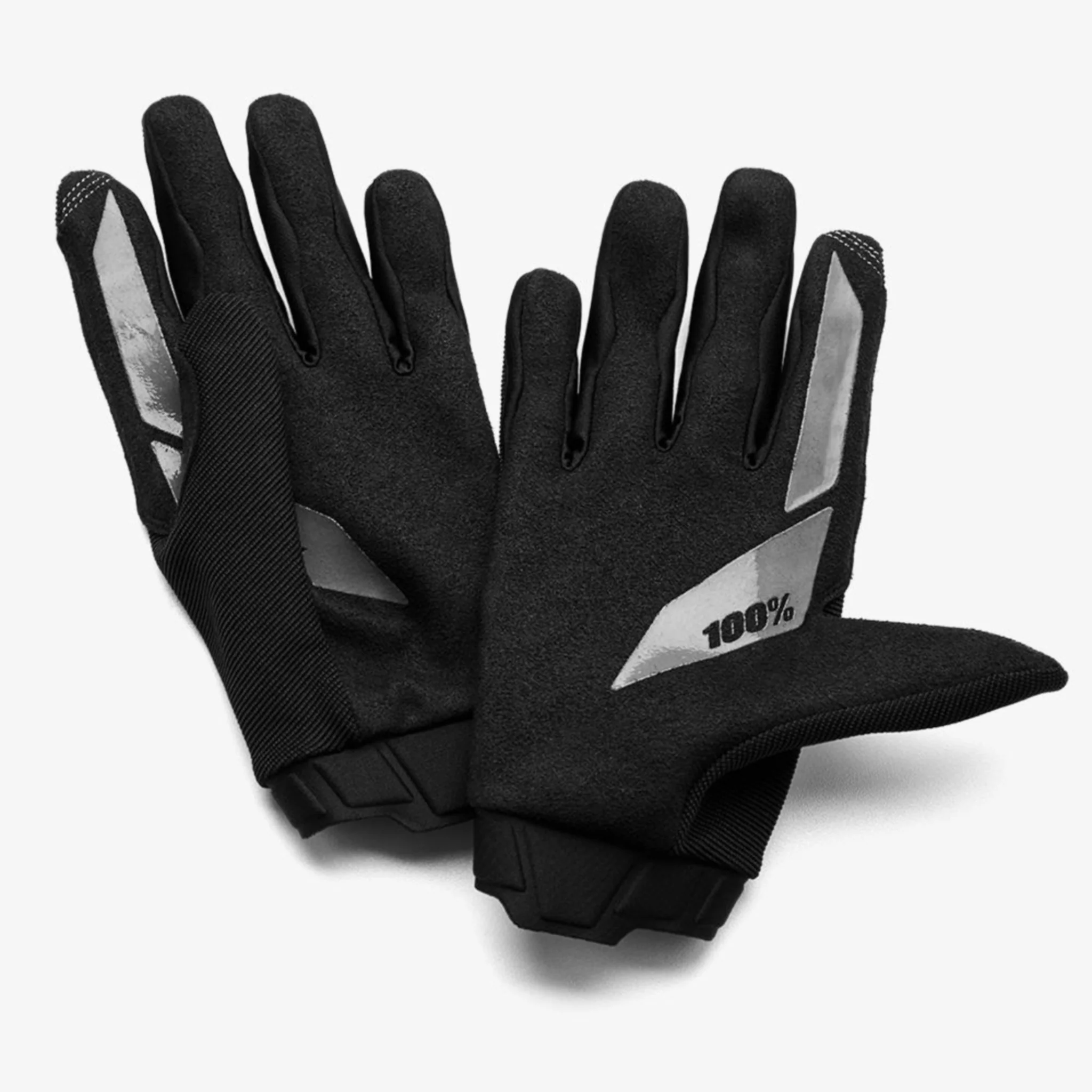 100% Ridecamp Youth Gloves Black/Charcoal - Image 2