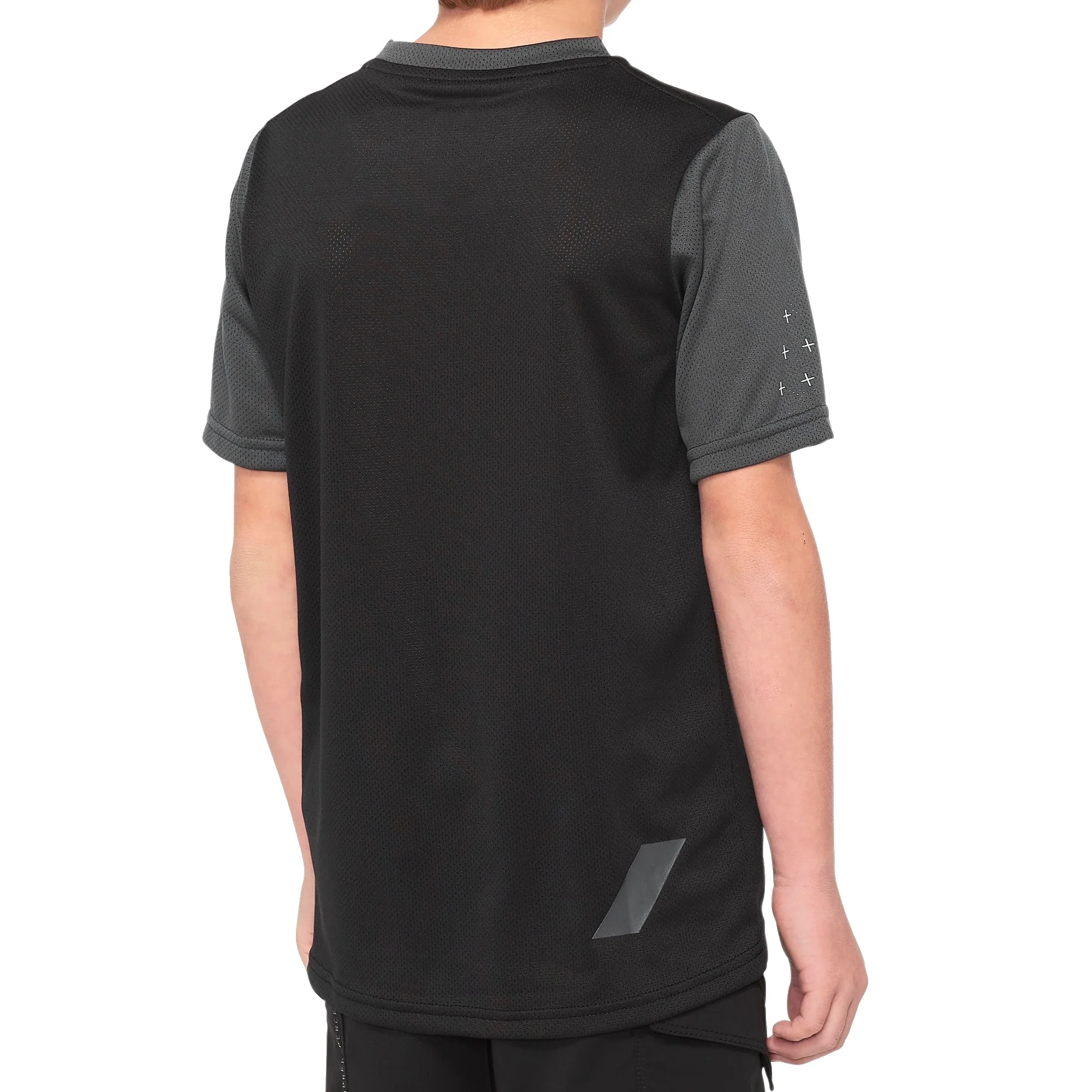 100% Ridecamp Youth Jersey Charcoal & Black - Image 2