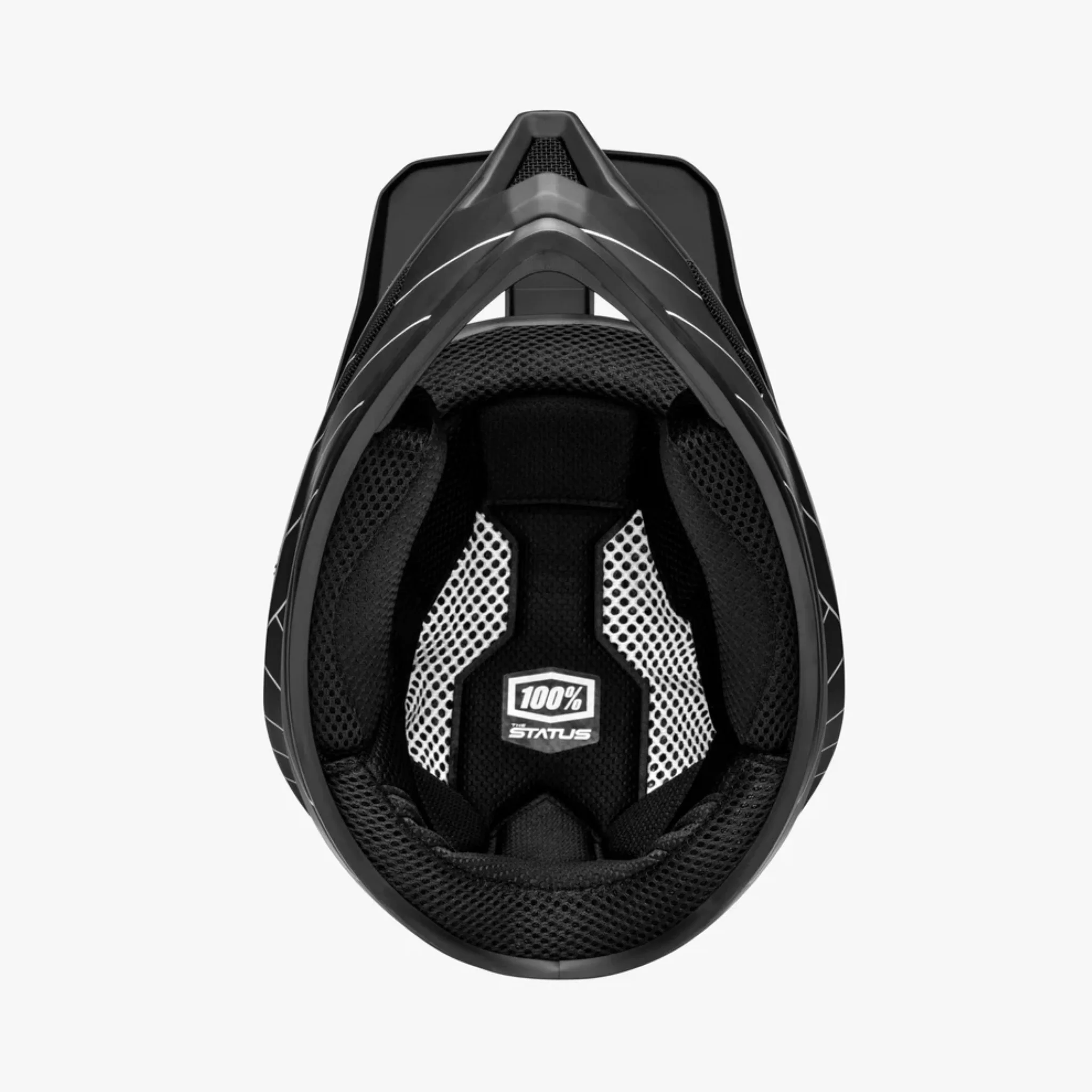 100% Status Youth Full Face Helmet Black - Image 4