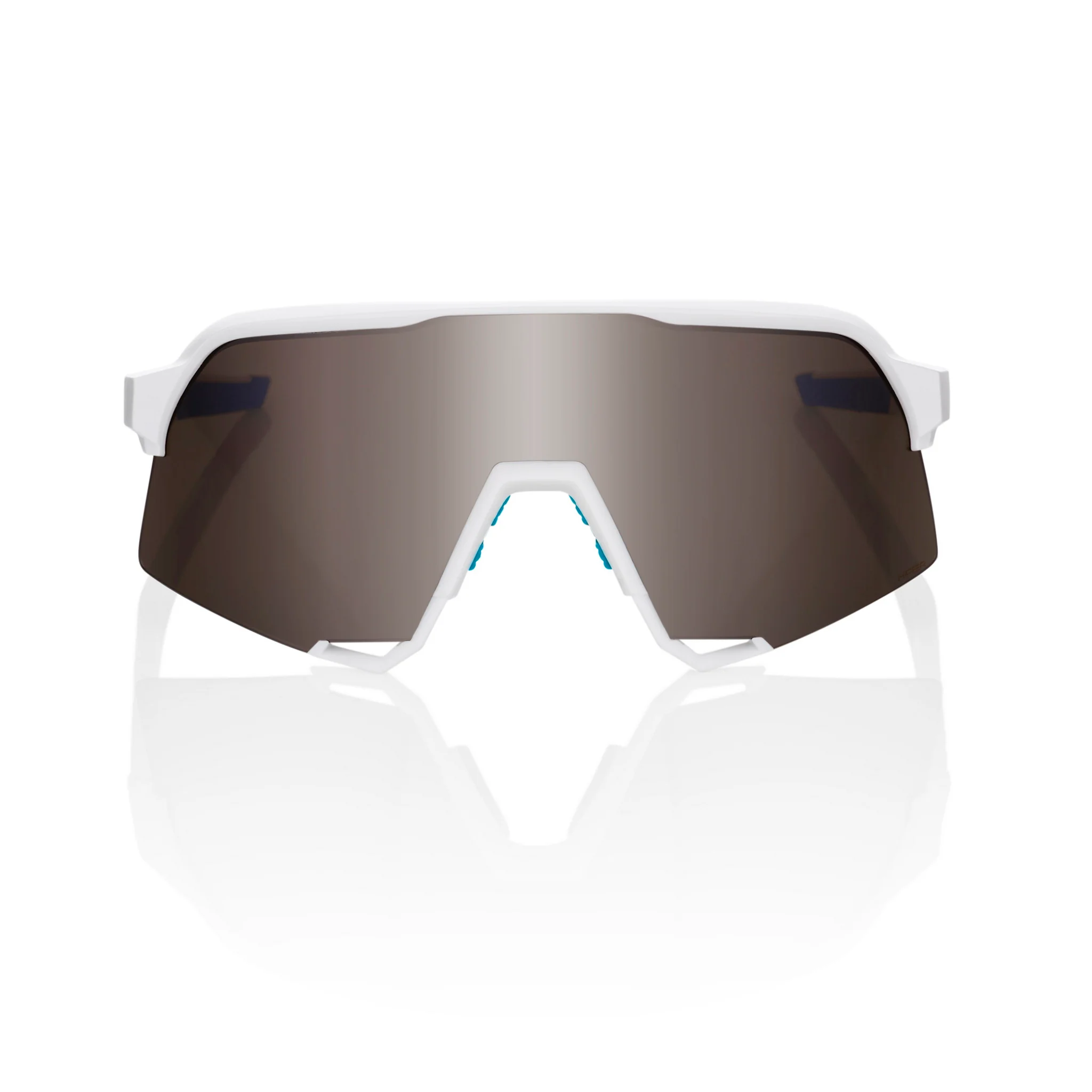 100% Sunglasses S3 BORA-Hansgrohe Team White with HiPER Silver Lens - Image 2