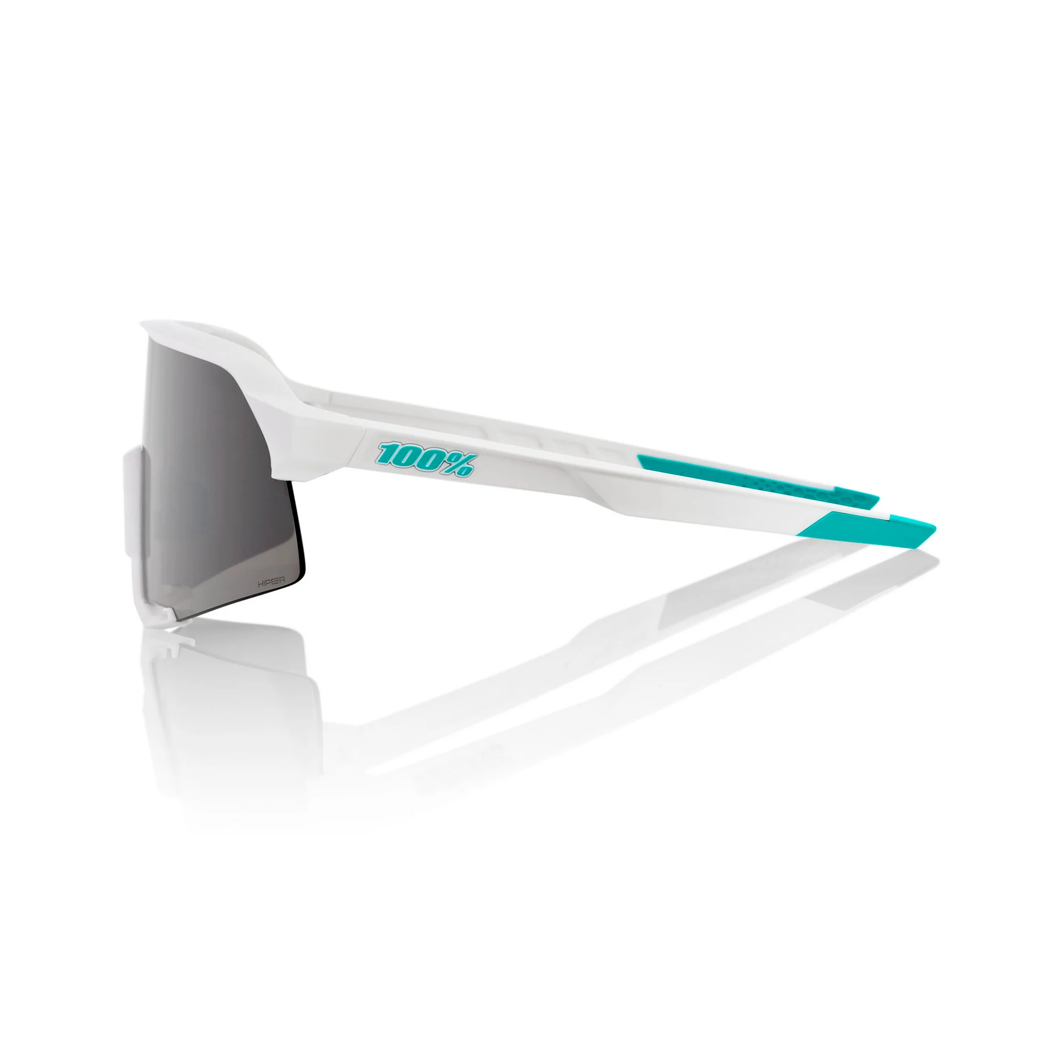 100% Sunglasses S3 BORA-Hansgrohe Team White with HiPER Silver Lens - Image 3