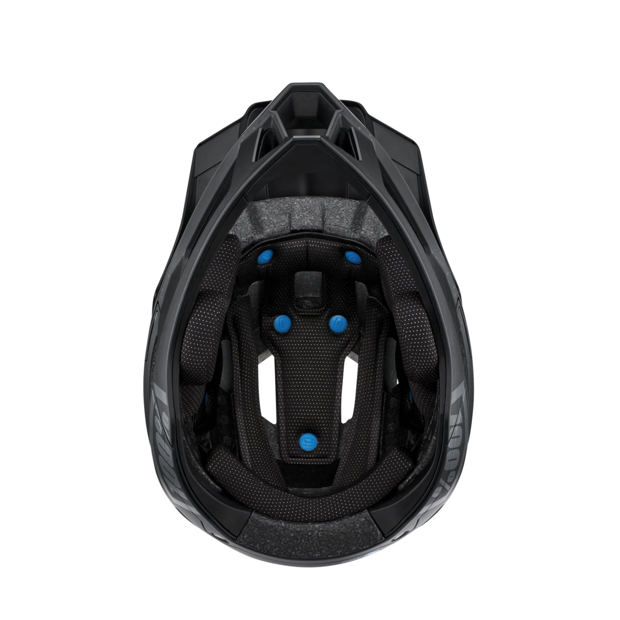 100% Trajecta Enduro Helmet Black - Image 3