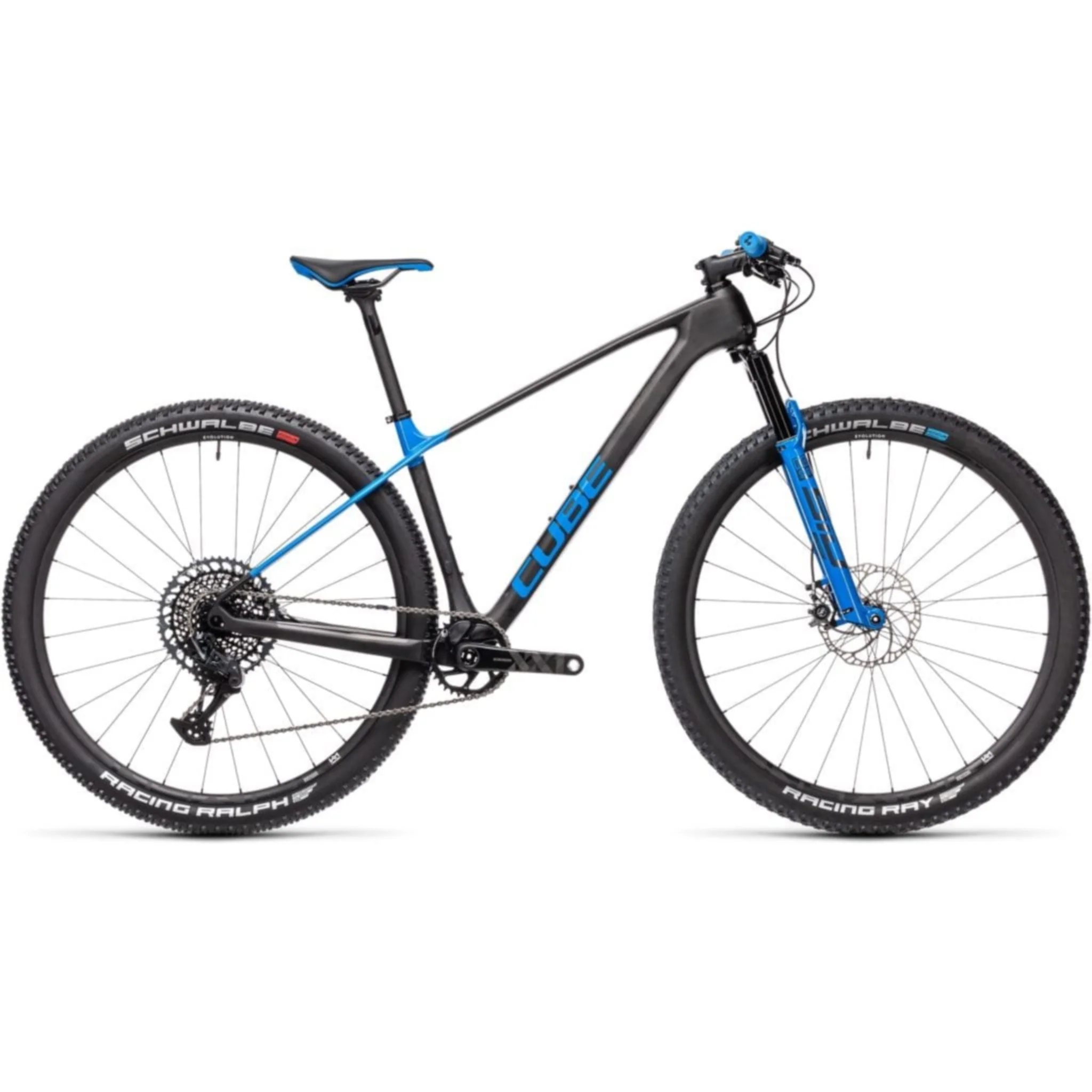 Cube Elite C:68X Race Cross-Country Race Bike Carbon 'n' Blue
