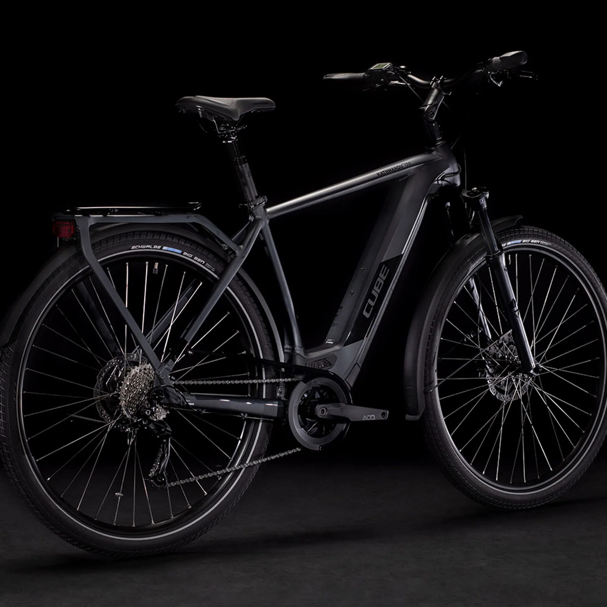 Cube Kathmandu Hybrid One  Electric Bike 625wh Battery Iridium 'n' Black - Image 2