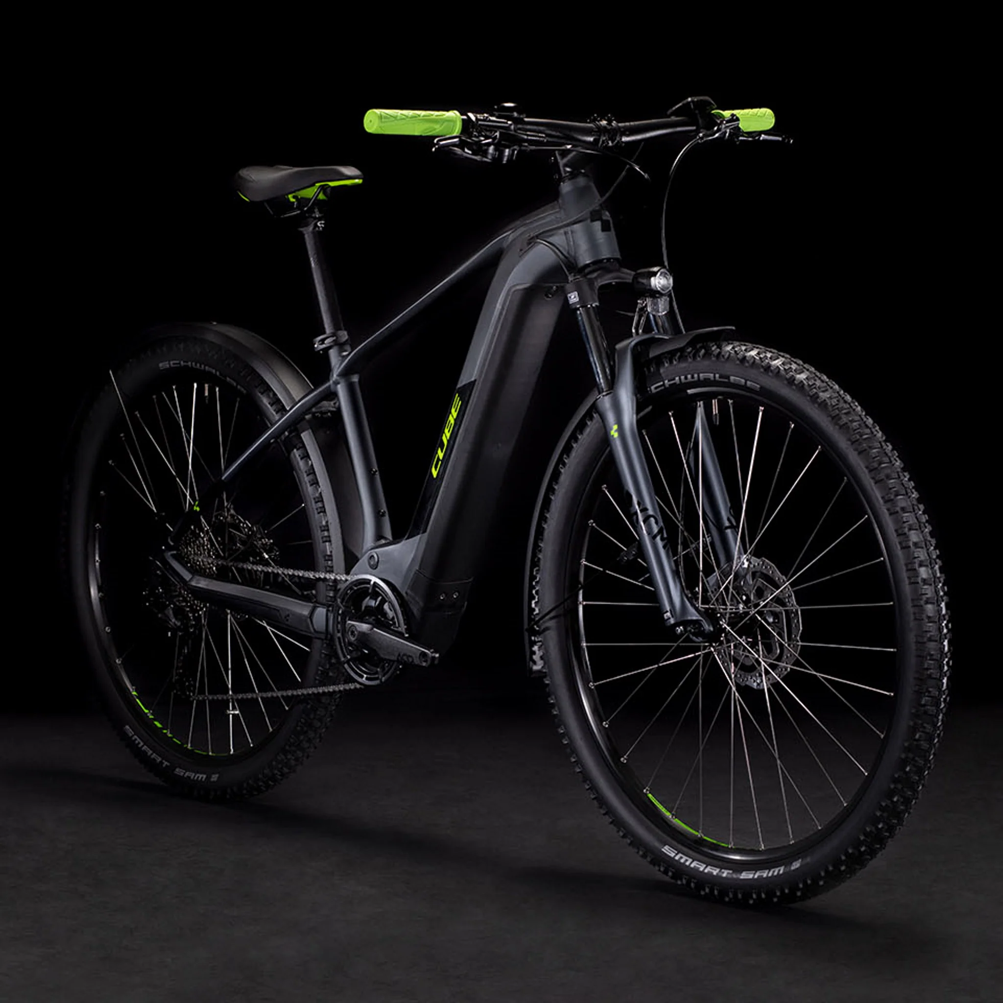 Cube Reaction Hybrid Performance Allroad Electric Bike 500wh Battery Iridium 'n' Green - Image 2