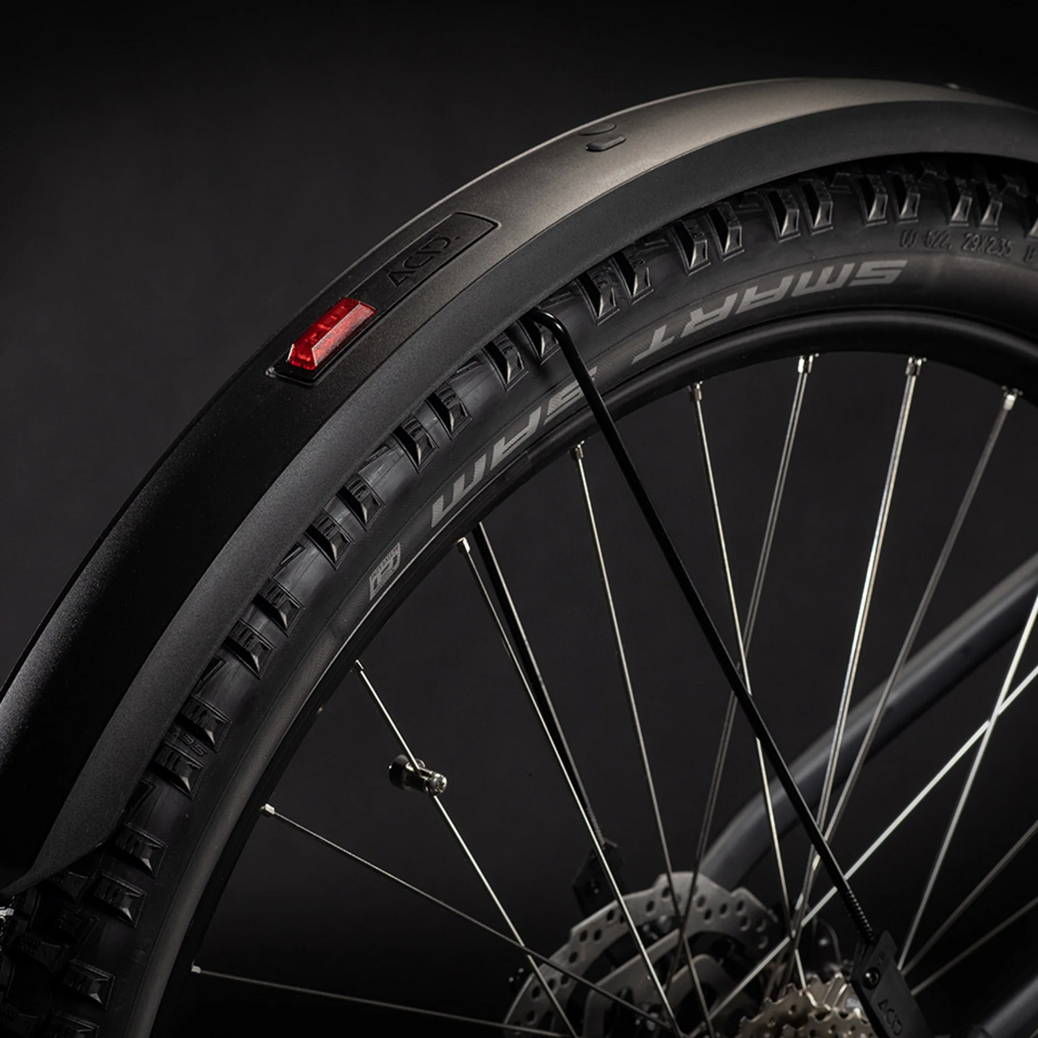 Cube Reaction Hybrid Performance Allroad Electric Bike 500wh Battery Iridium 'n' Green - Image 6