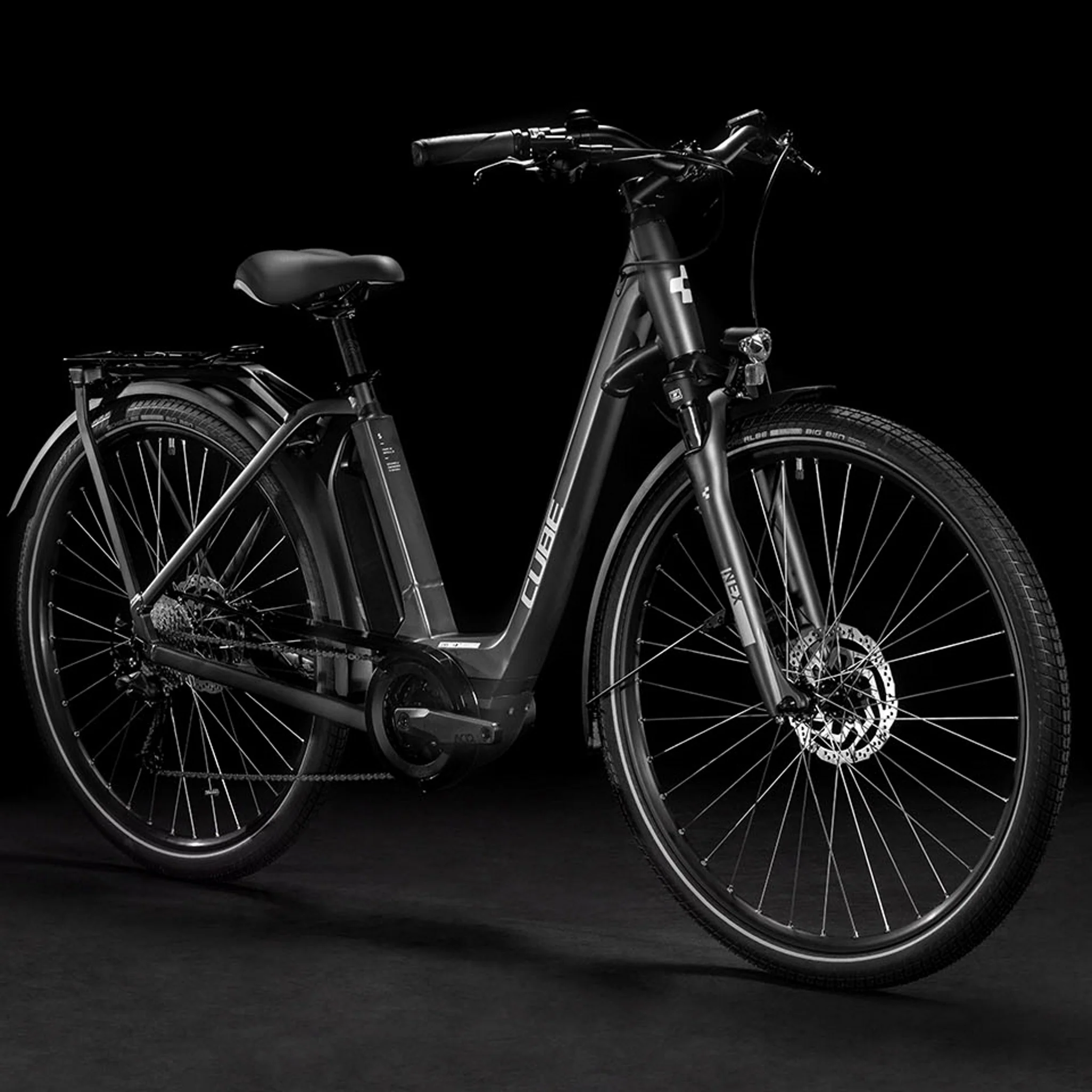 Cube Town Sport Hybrid One Easy Entry Electric Bike 400wh Battery Iridium 'n' Grey - Image 2