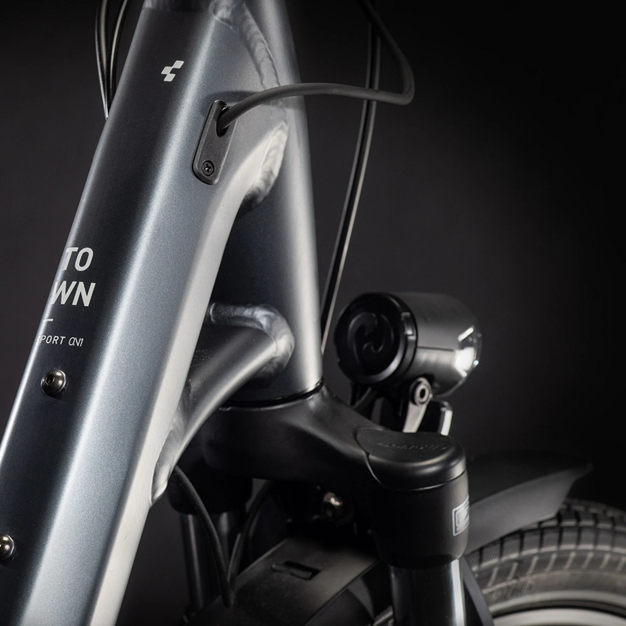 Cube Town Sport Hybrid One Easy Entry Electric Bike 400wh Battery Iridium 'n' Grey - Image 5