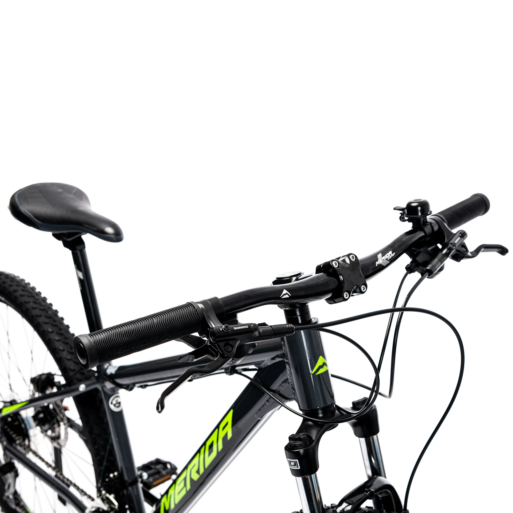 Merida Big Seven 10D Hardtail Mountain Bike Anthracite/Green - Image 3