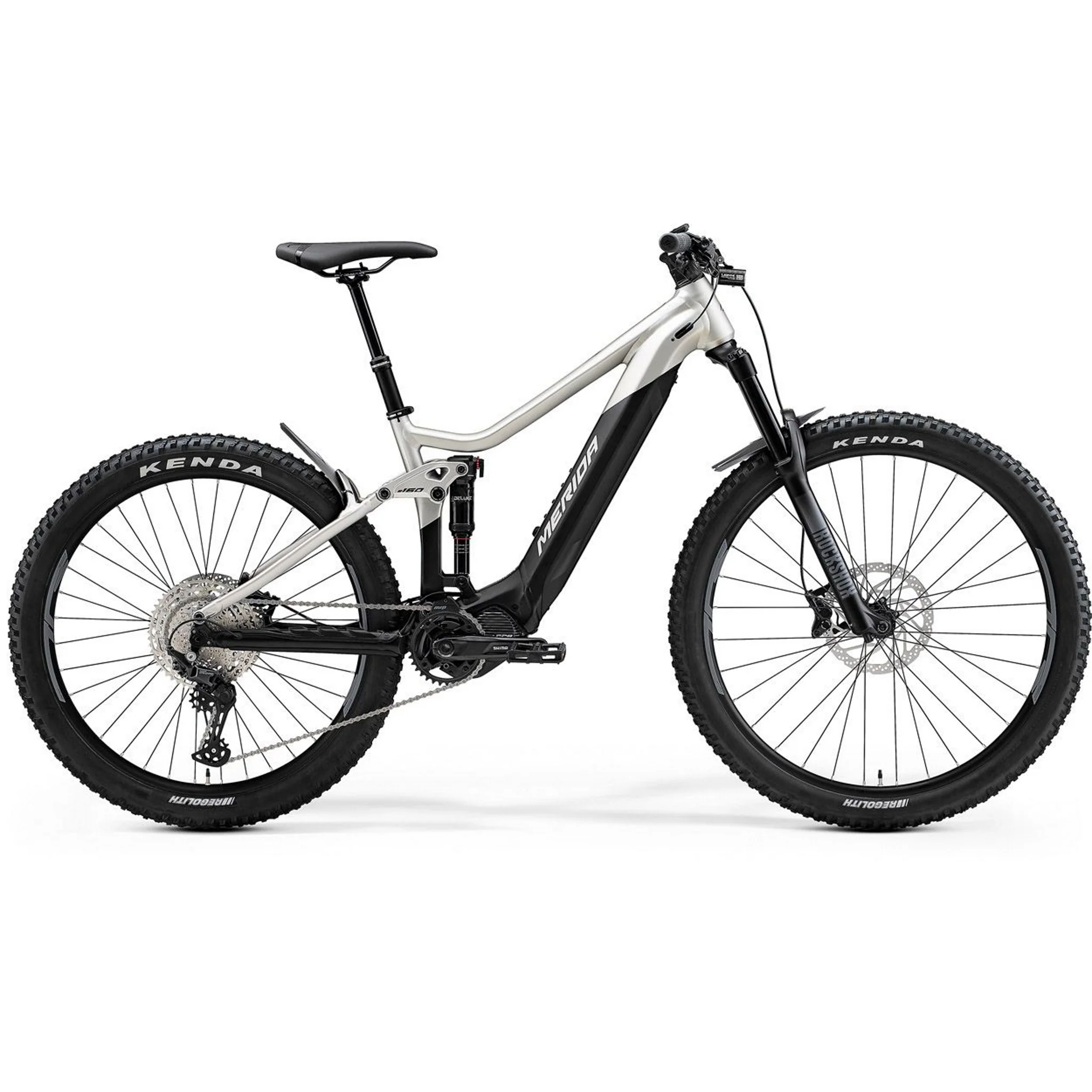 Merida eOne Sixty 500 Electric Enduro Bike 630wh Battery (XS/504wh) Matt Titanium/Black