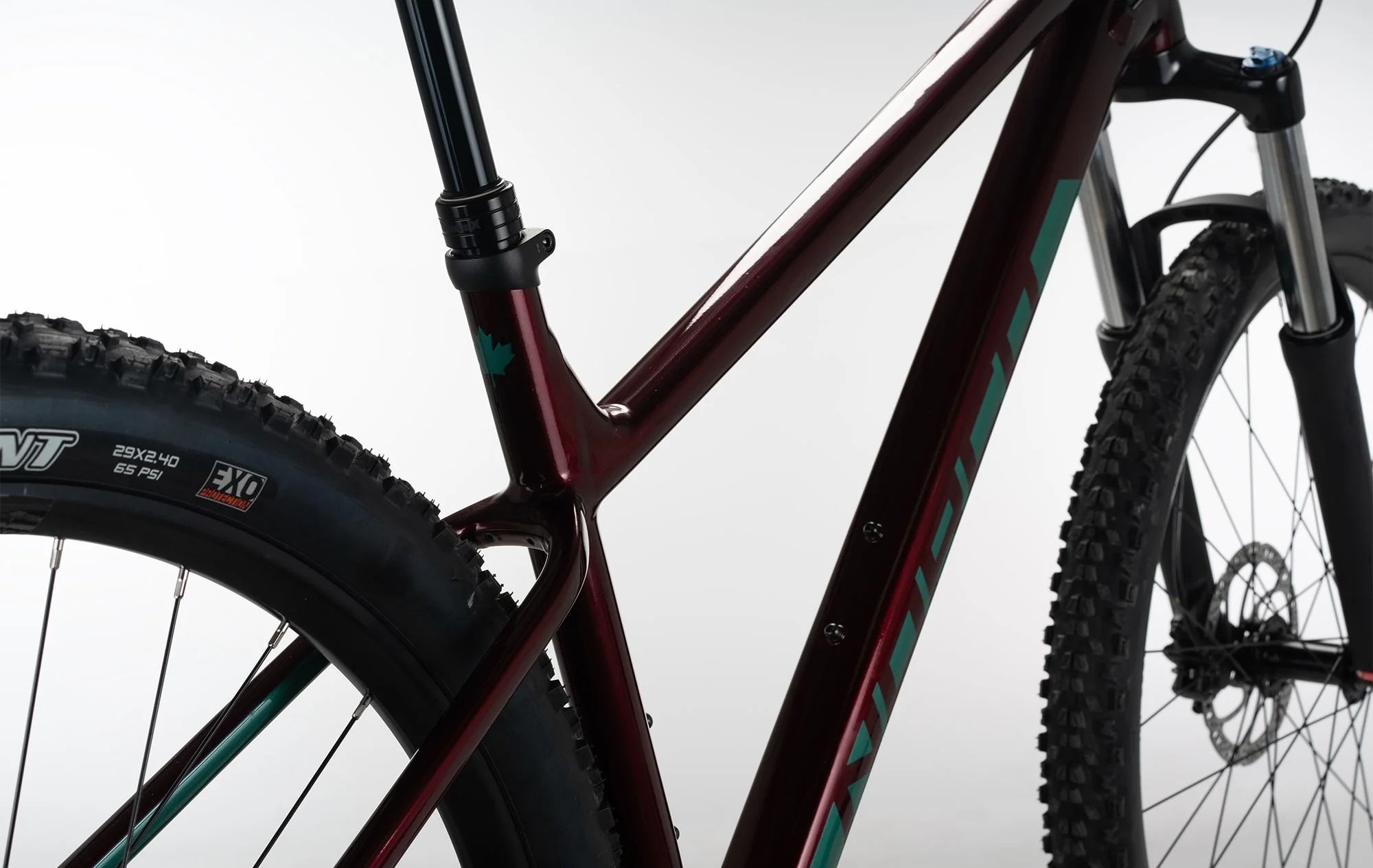 Norco Fluid HT 2 Trail Bike Red/Green - Image 3