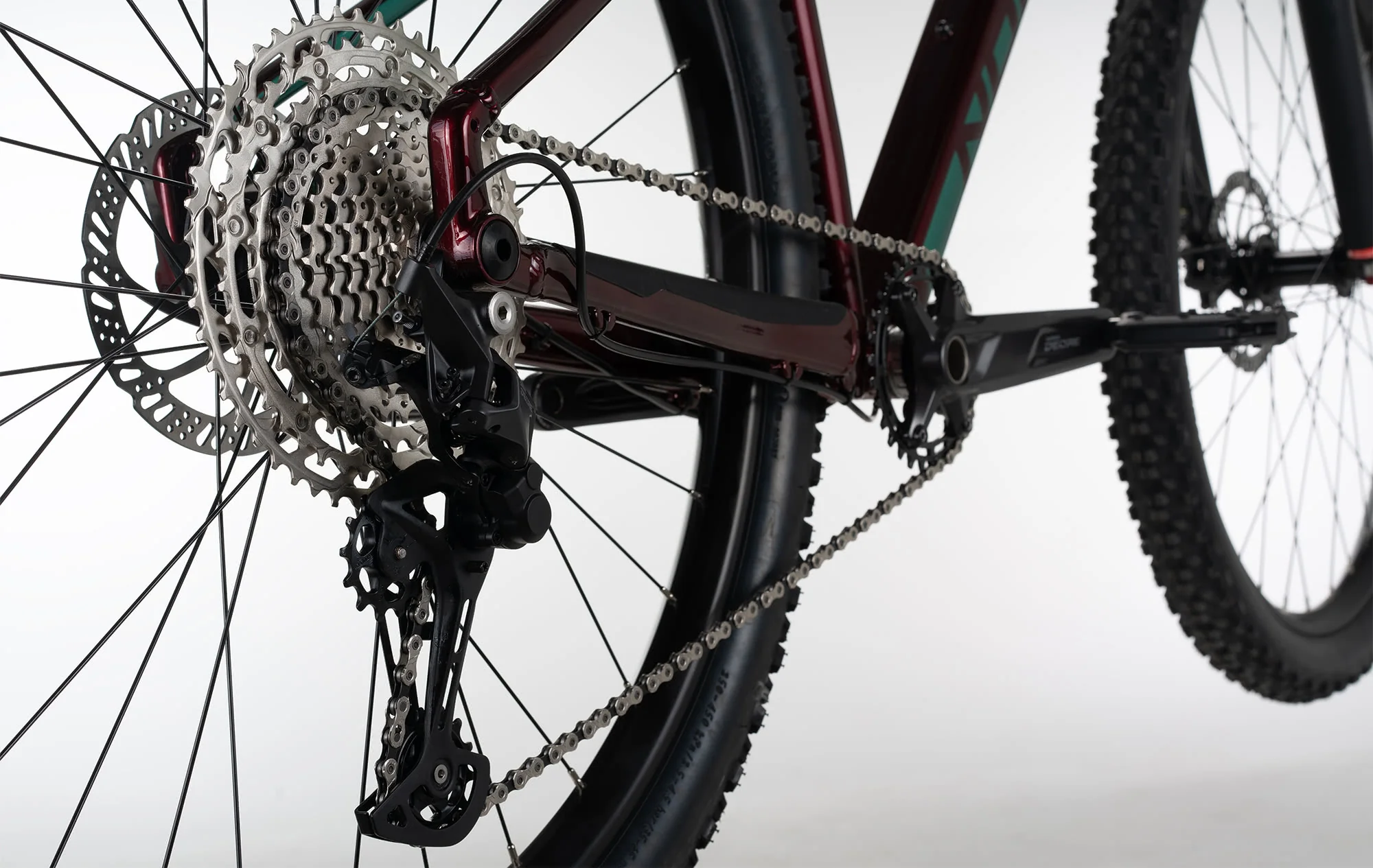Norco Fluid HT 2 Trail Bike Red/Green - Image 4