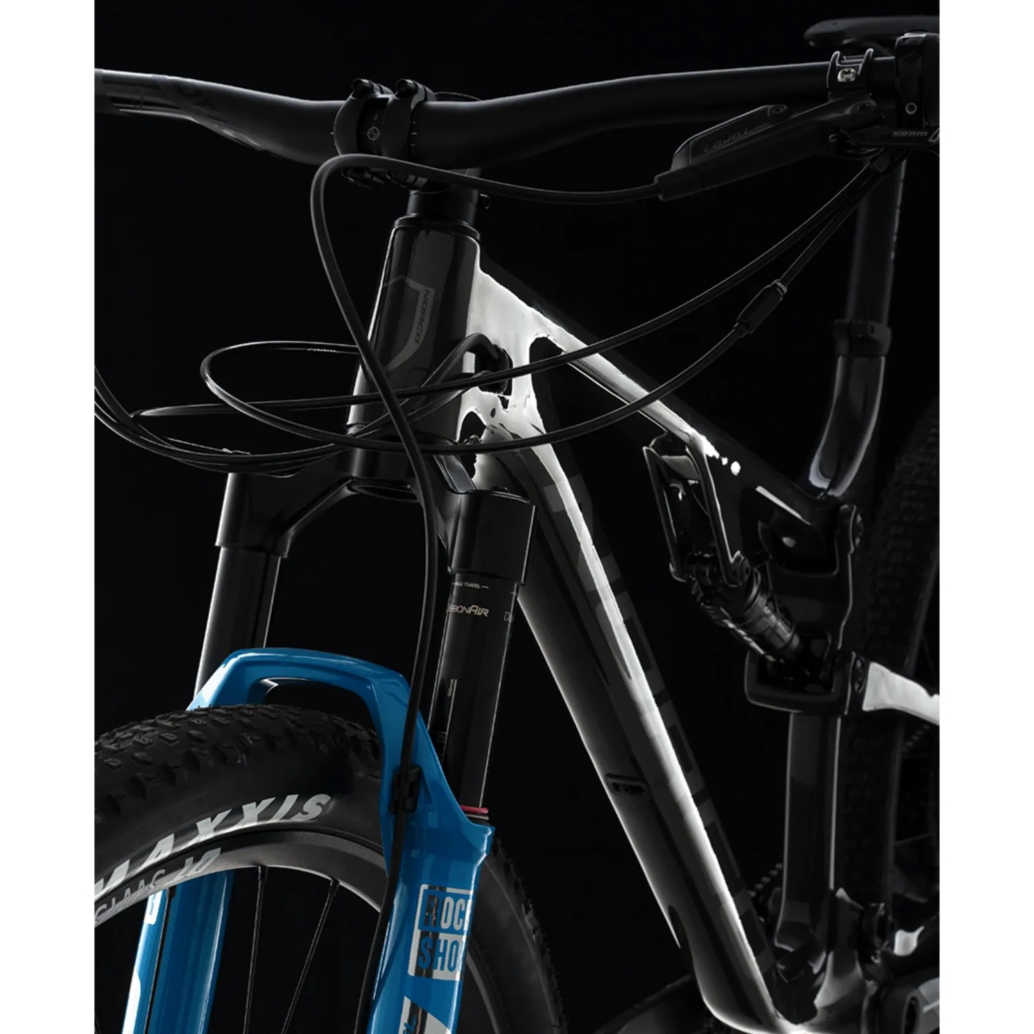 Norco Revolver FS 1 100 Cross-Country Race Bike Black/Silver - Image 4
