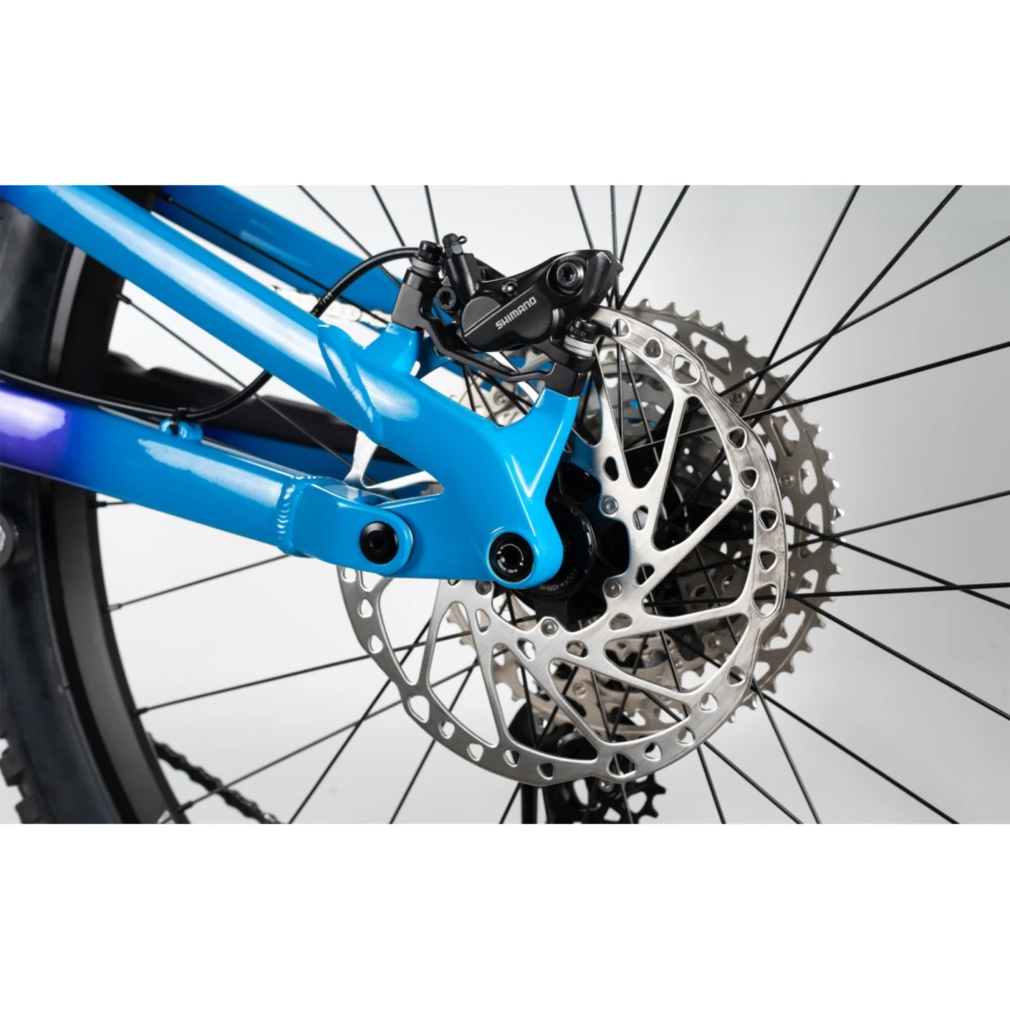 Norco Shore A2 Freeride/Enduro Bike Purple Pink/Blue - Image 5