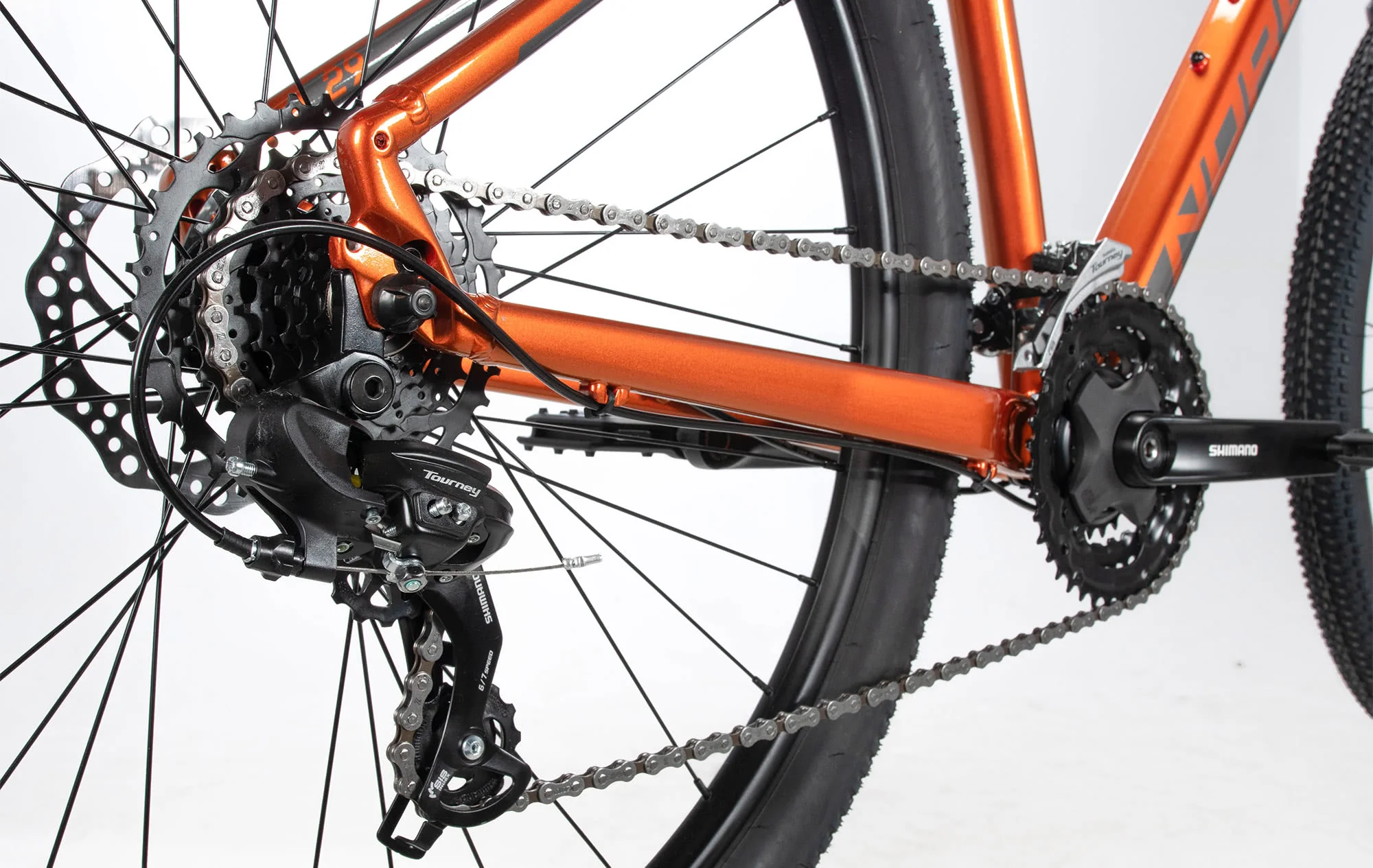 Norco Storm 5 Cross Country Bike Orange/Charcoal - Image 3