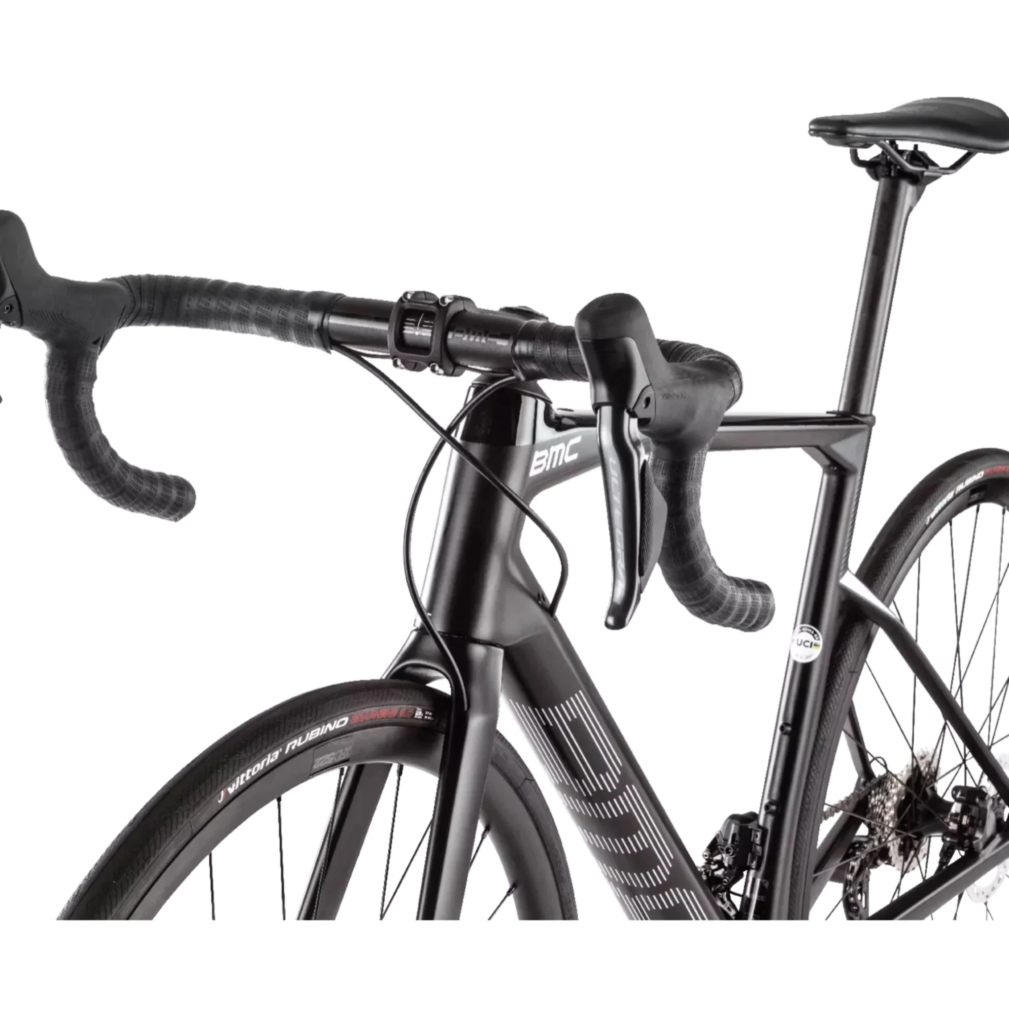 BMC Roadmachine Three Endurance Road Bike Carbon/White/Grey - Image 2