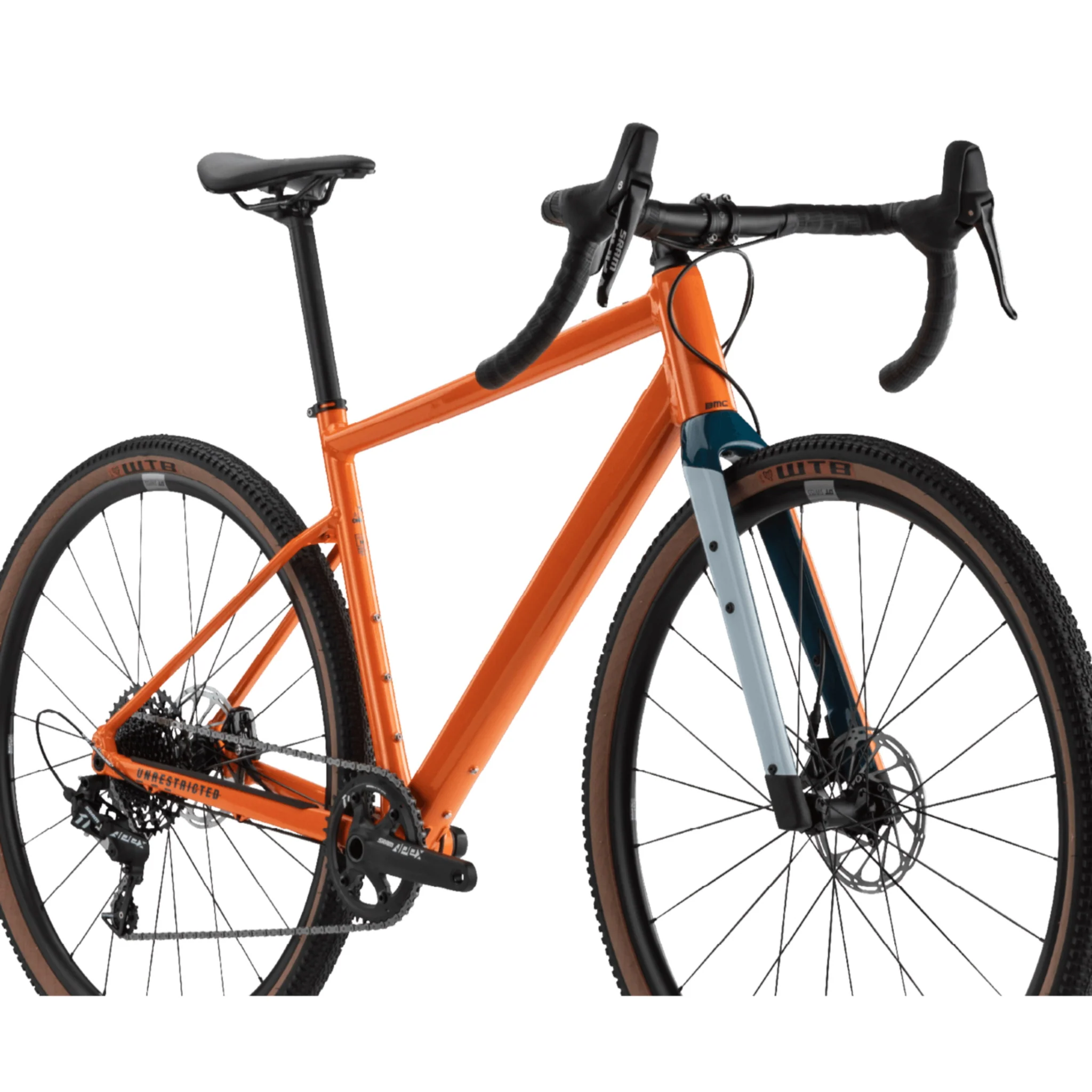 BMC URS AL One Gravel Bike Orange/Petrol/White - Image 3