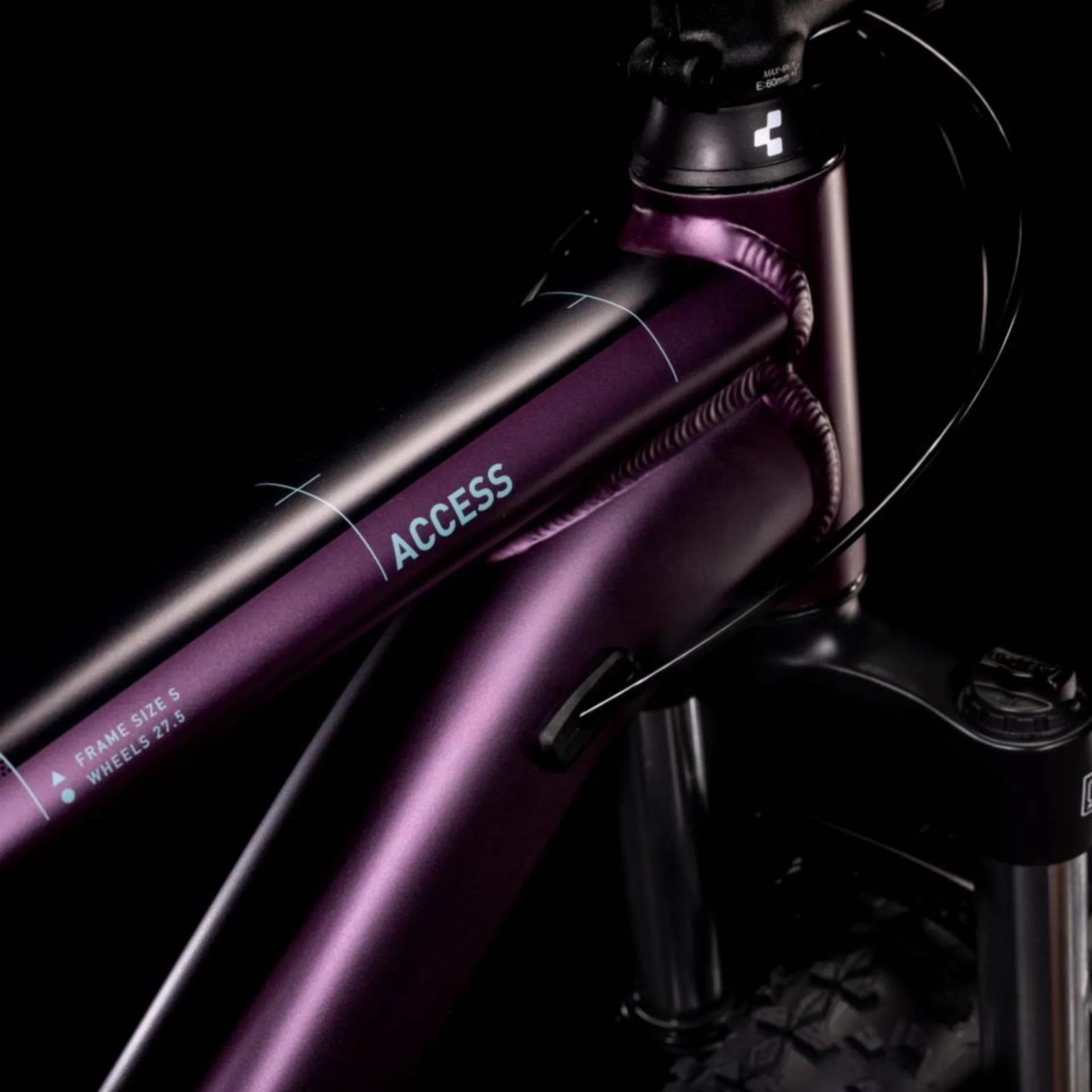 Cube Access Women's Hardtail Mountain Bike Deep Violet 'n' Purple - Image 2