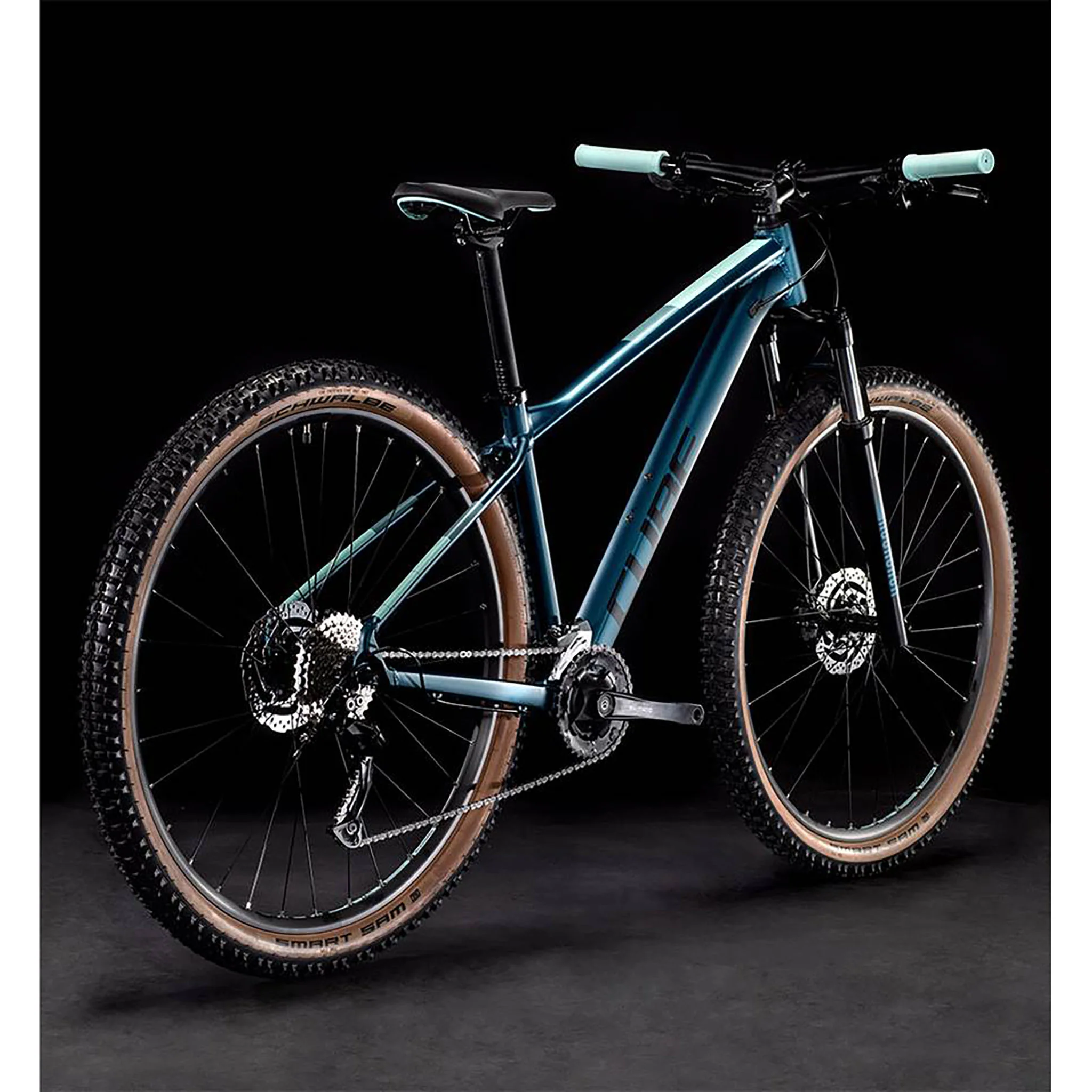 Cube Access WS Pro Women's Hardtail Mountain Bike Metal Petrol 'n' Mint - Image 2