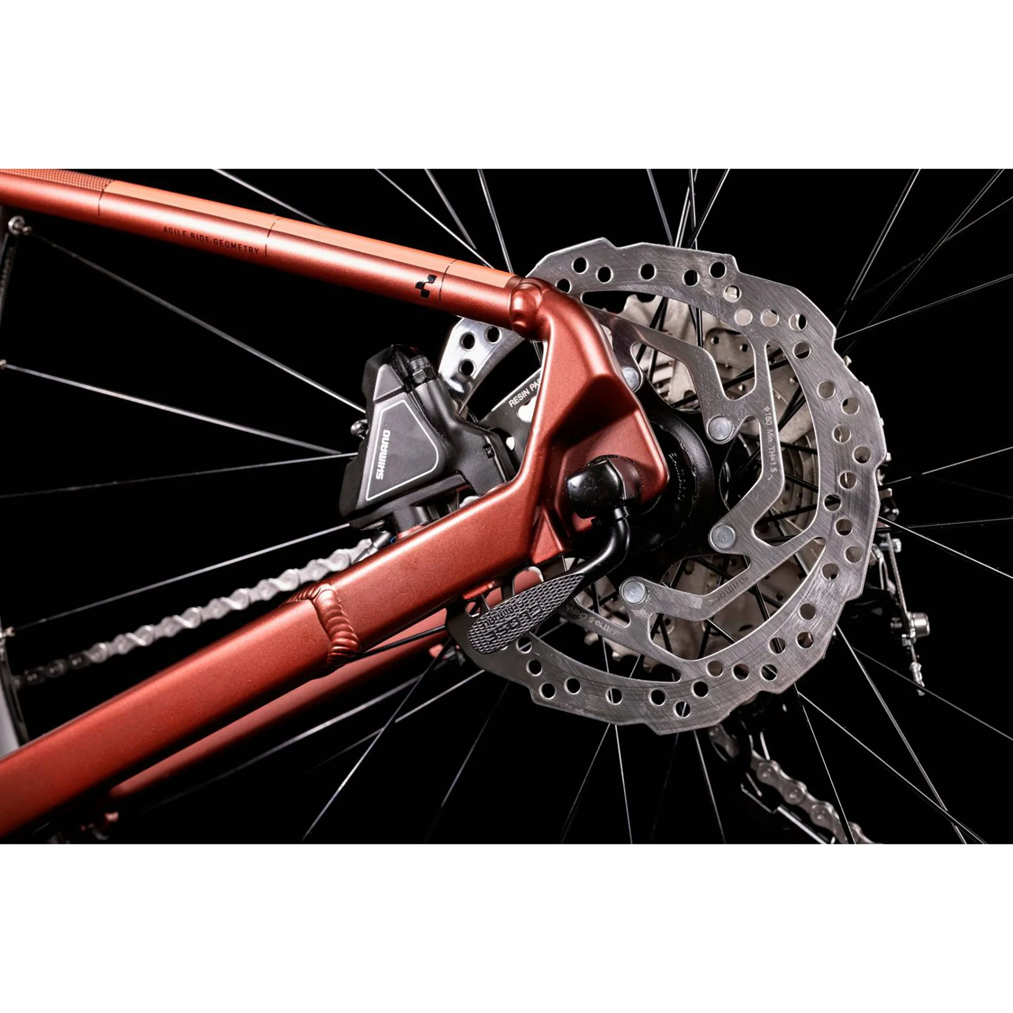 Cube Access WS Pro Women's Hardtail Mountain Bike Ruby Metal 'n' Pink - Image 4