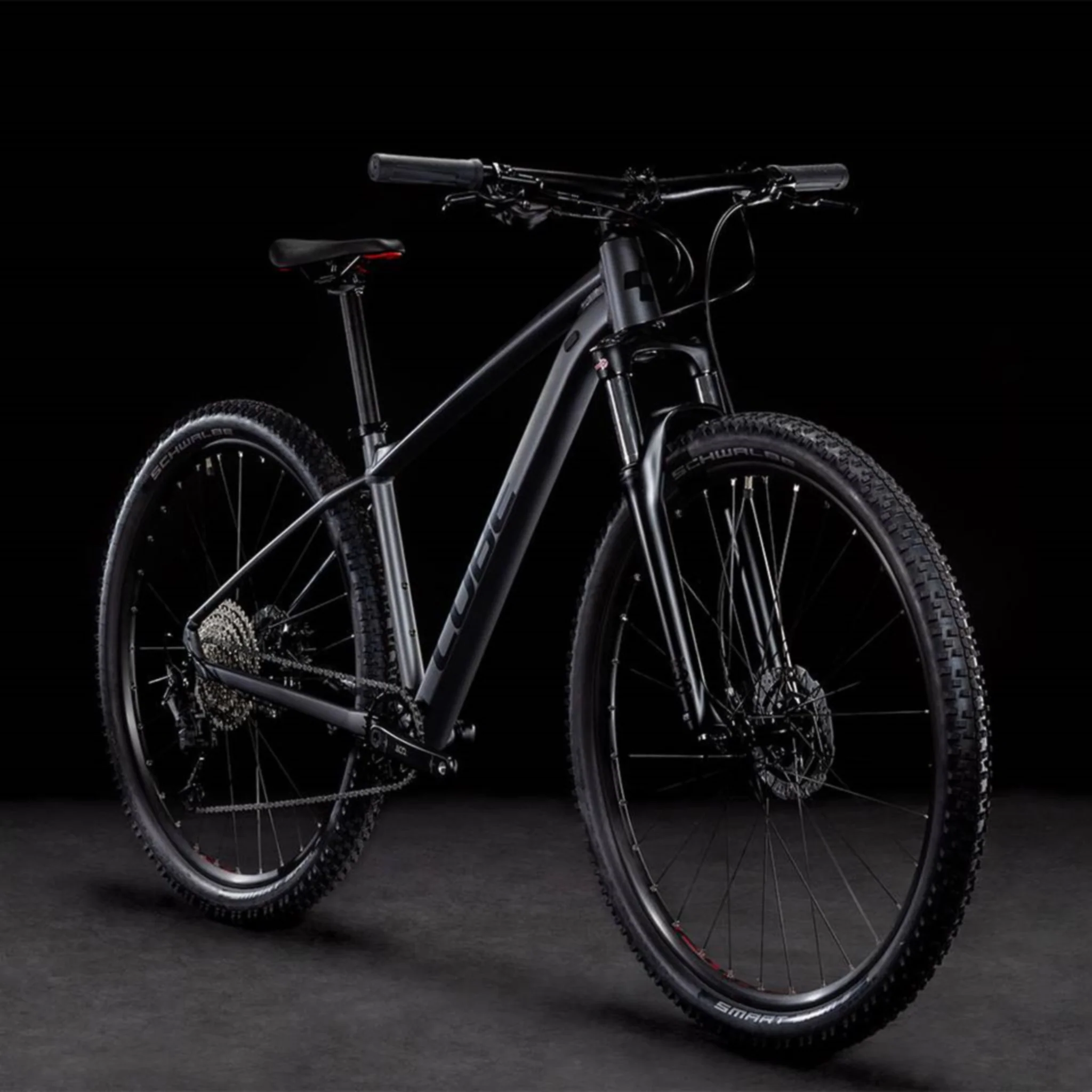 Cube Aim EX Hardtail Mountain Bike Grey 'n' Red - Image 2