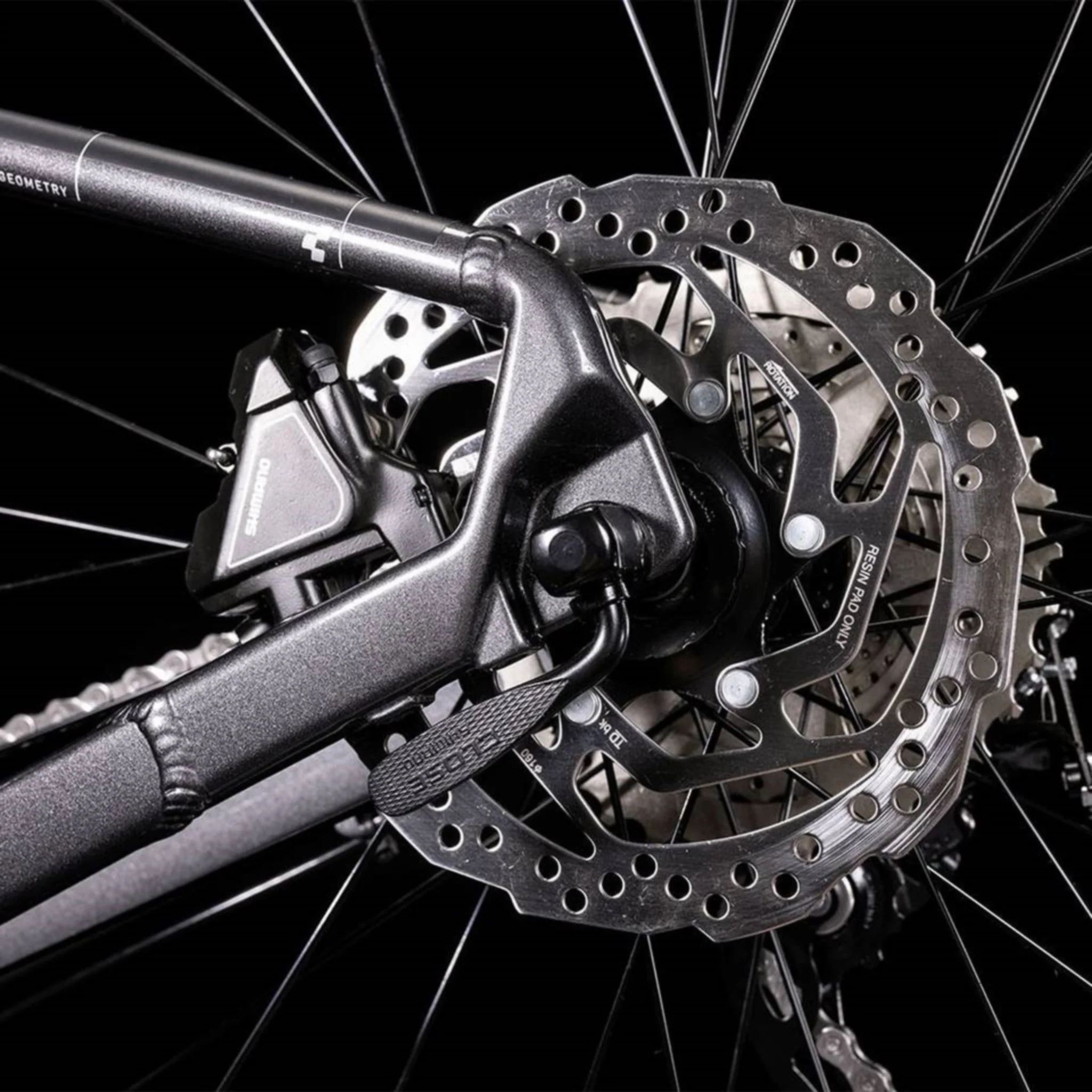 Cube Aim SL Hardtail Mountain Bike Graphite 'n' Metal - Image 5