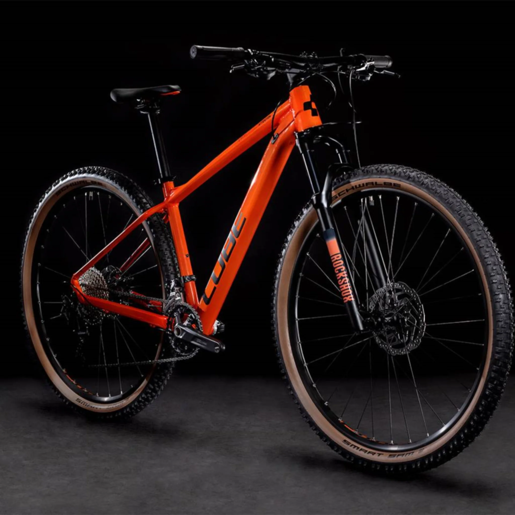 Cube Attention Hardtail Mountain Bike Burnt Orange 'n' Black - Image 2