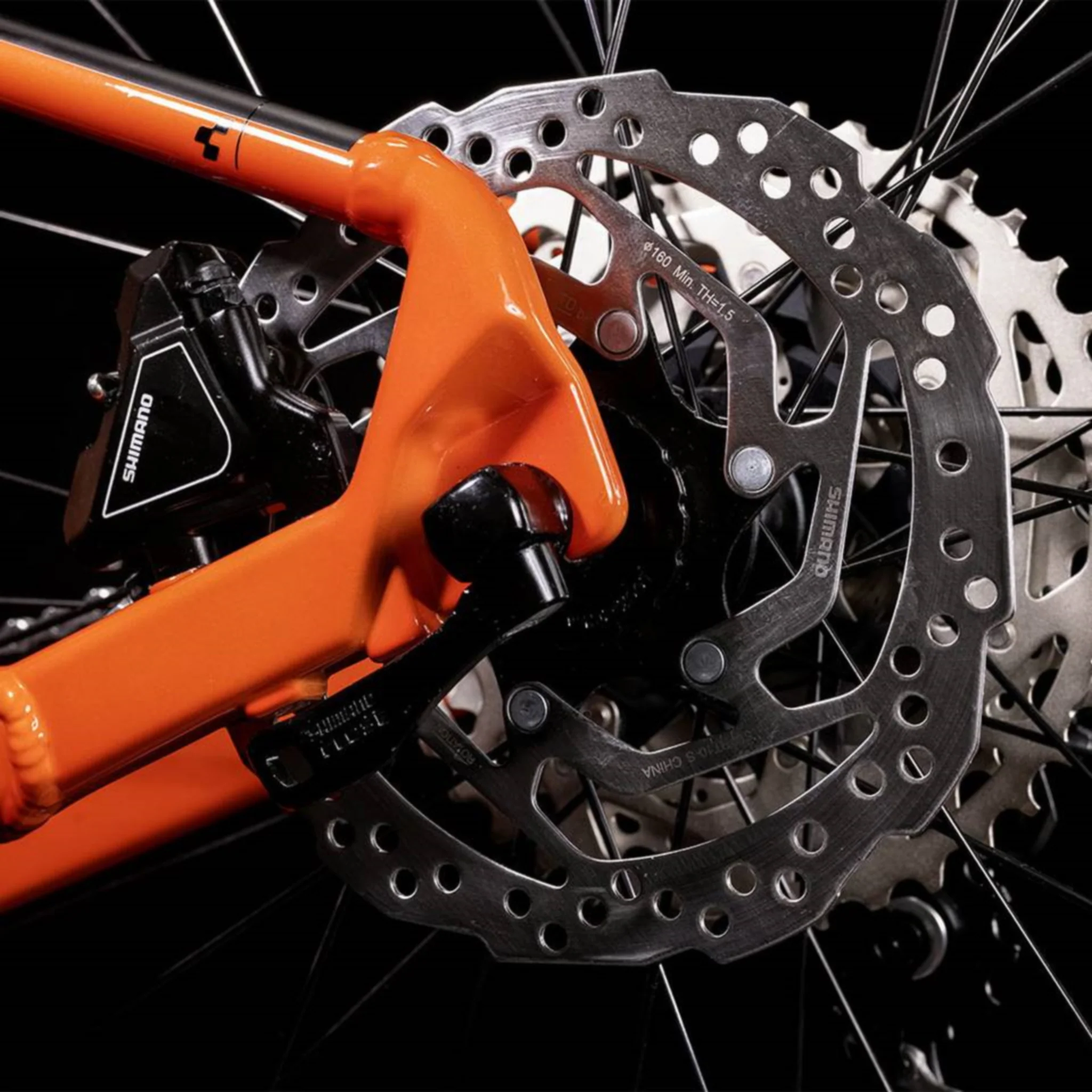 Cube Attention Hardtail Mountain Bike Burnt Orange 'n' Black - Image 7