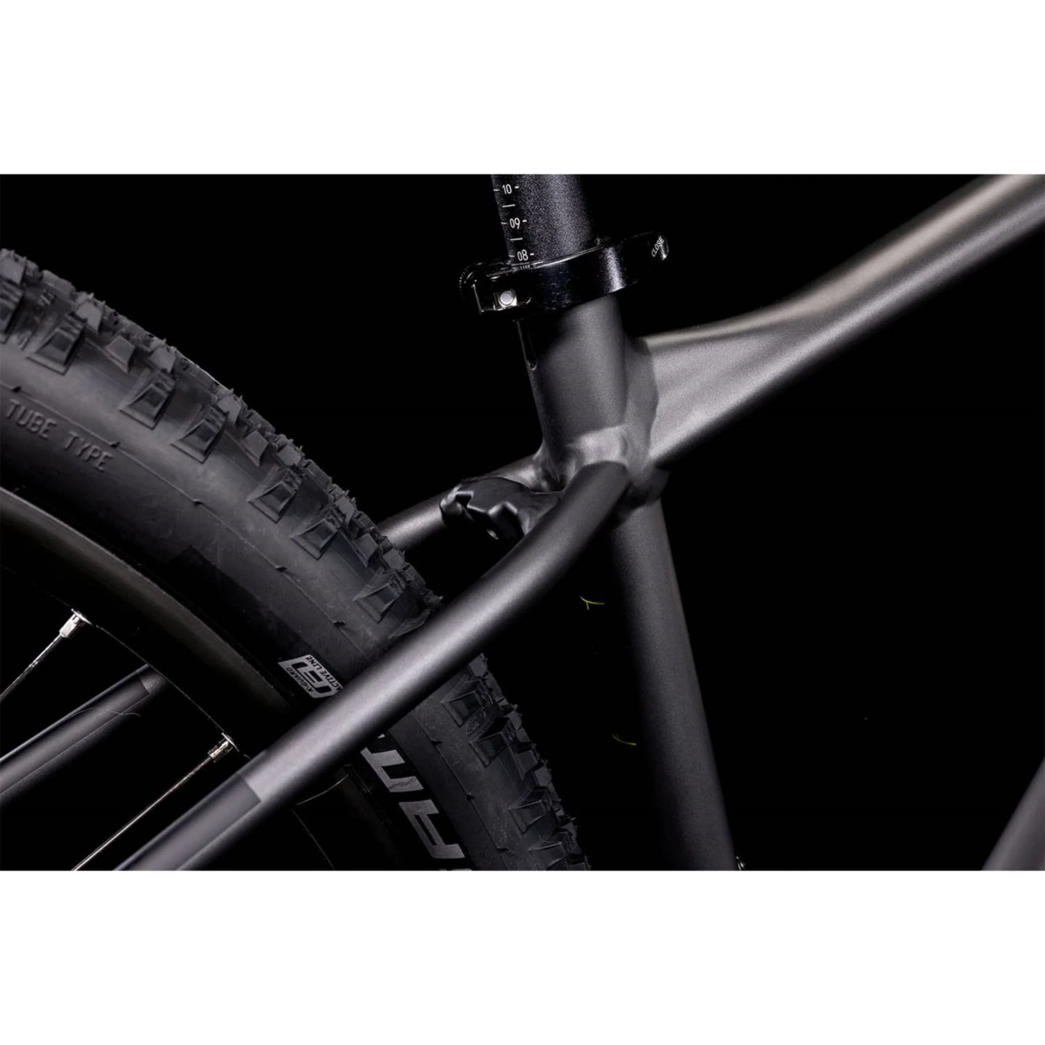 Cube Attention SL Hardtail Mountain Bike Grey 'n' Lime - Image 5
