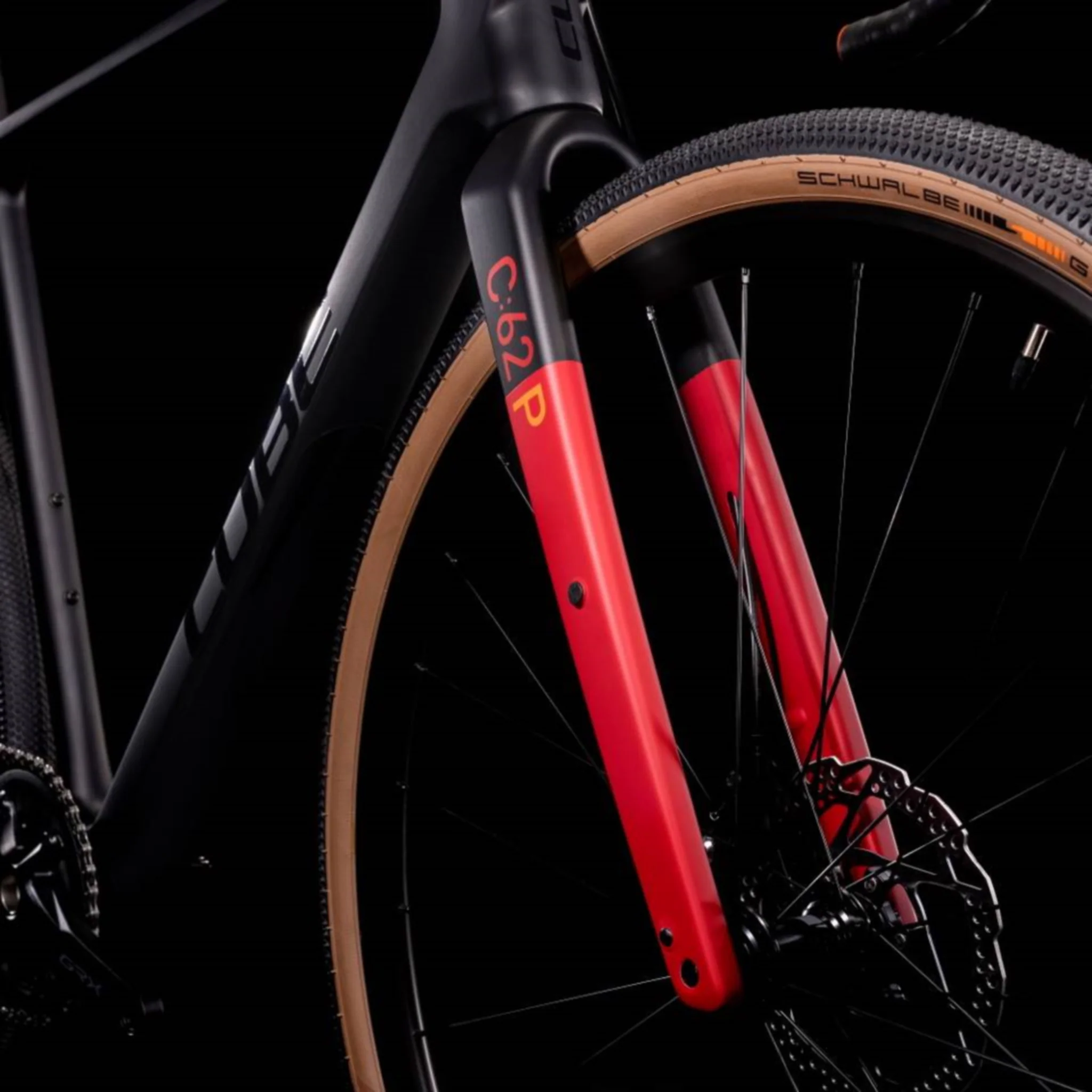 Cube Nuroad C:62 Pro Gravel Bike Carbon 'n' Red - Image 7