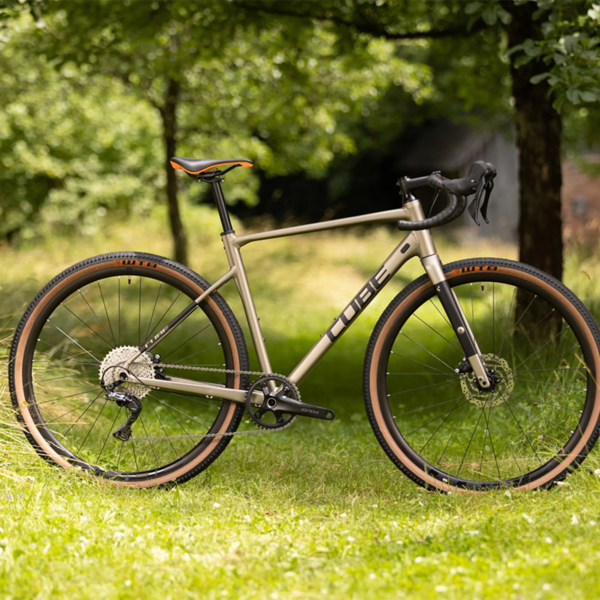 Cube Nuroad EX Gravel Bike Flashstone 'n' Orange - Image 2