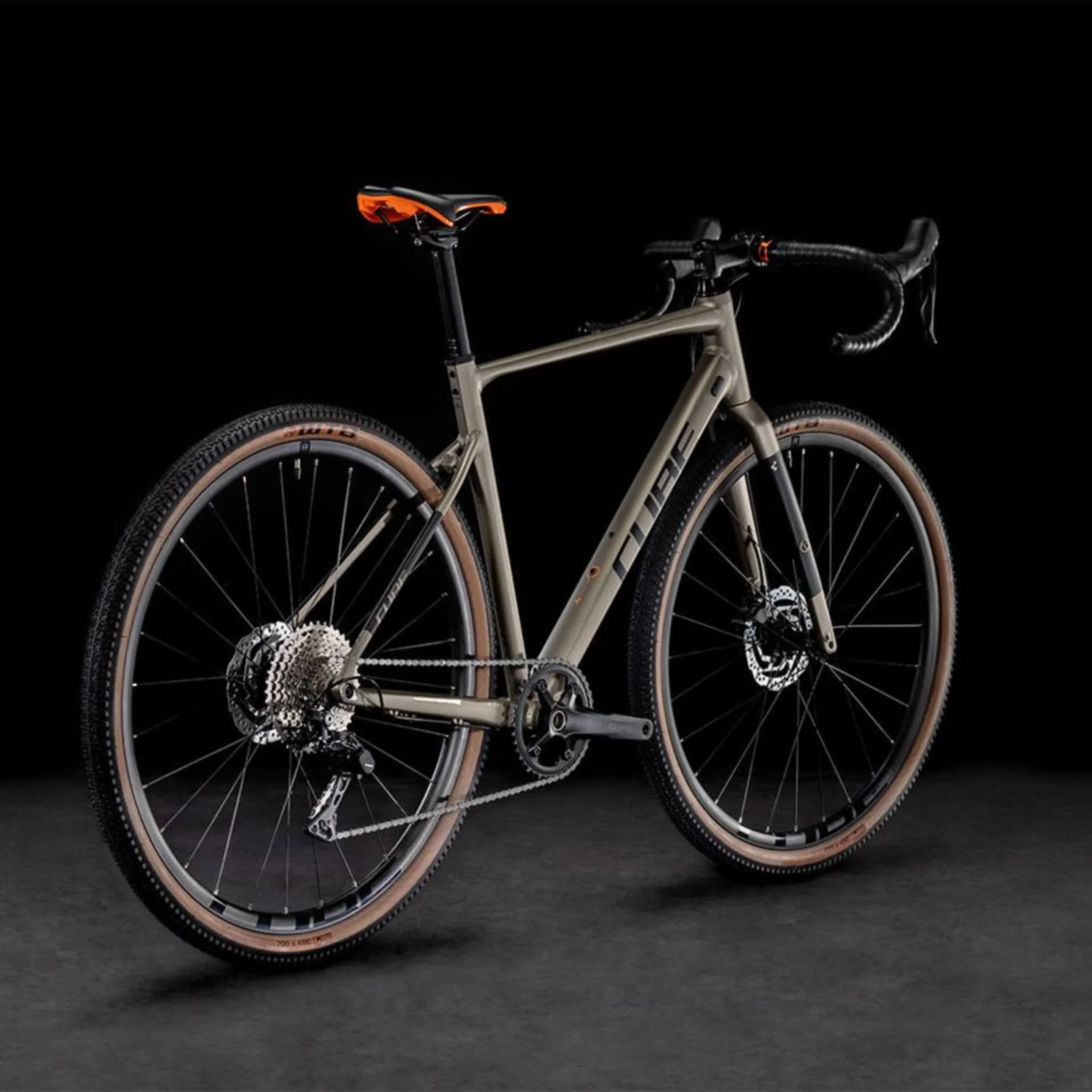 Cube Nuroad EX Gravel Bike Flashstone 'n' Orange - Image 3