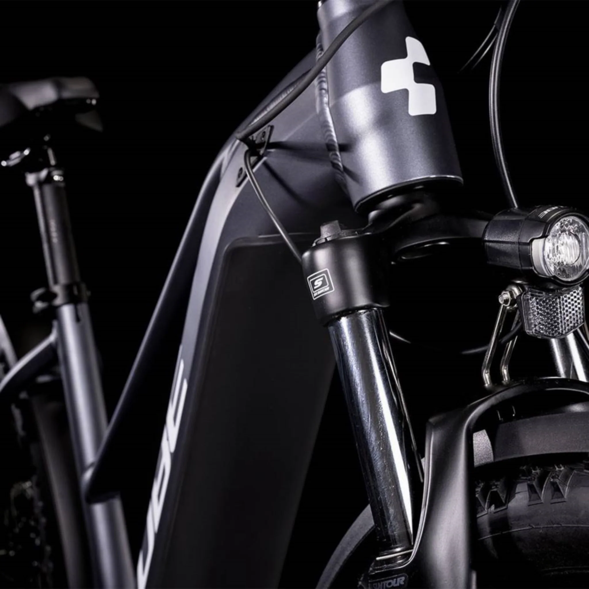 Cube Reaction Hybrid Performance 500 Allroad Electric Bike 504Wh Battery Metallic Grey 'n' White - Image 2