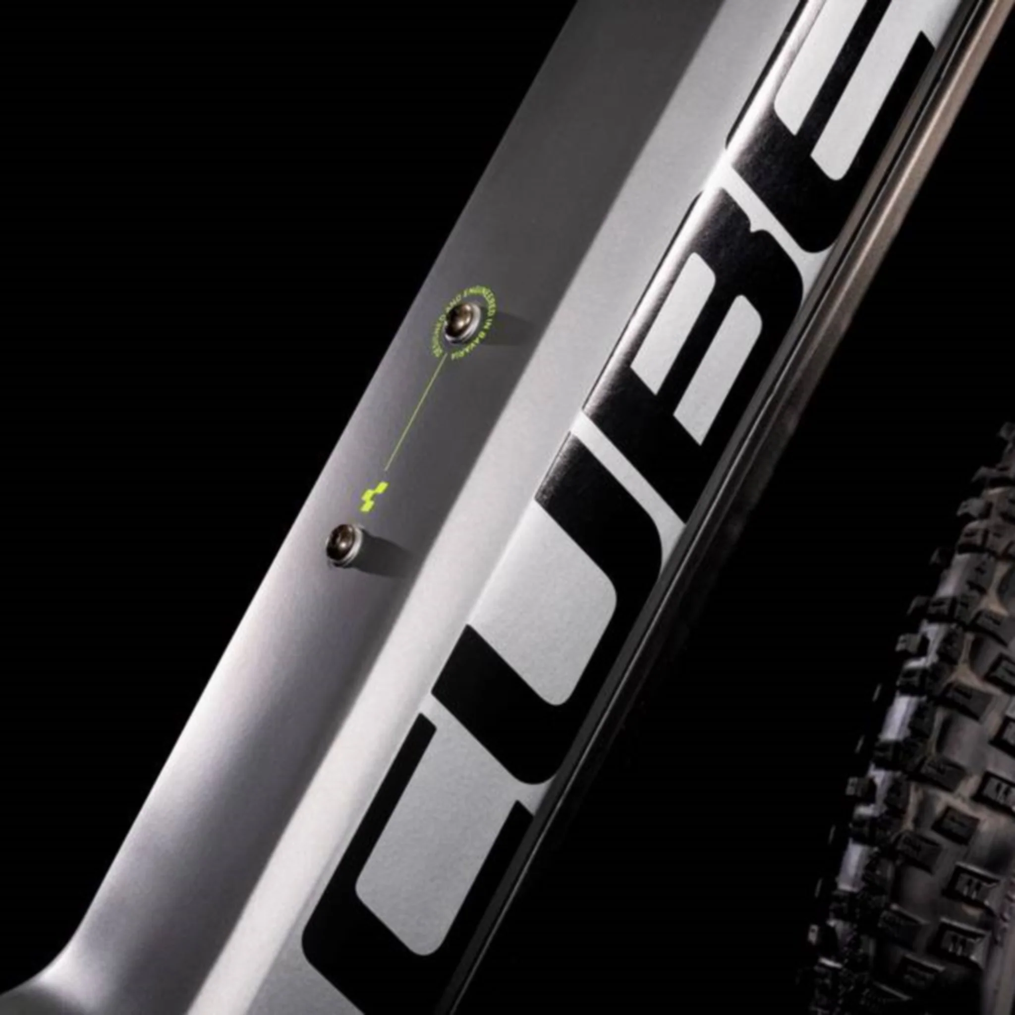 Cube Reaction Hybrid Pro Electric Mountain Bike Trapeze Flash Grey 'n' Green 625Wh Battery - Image 3