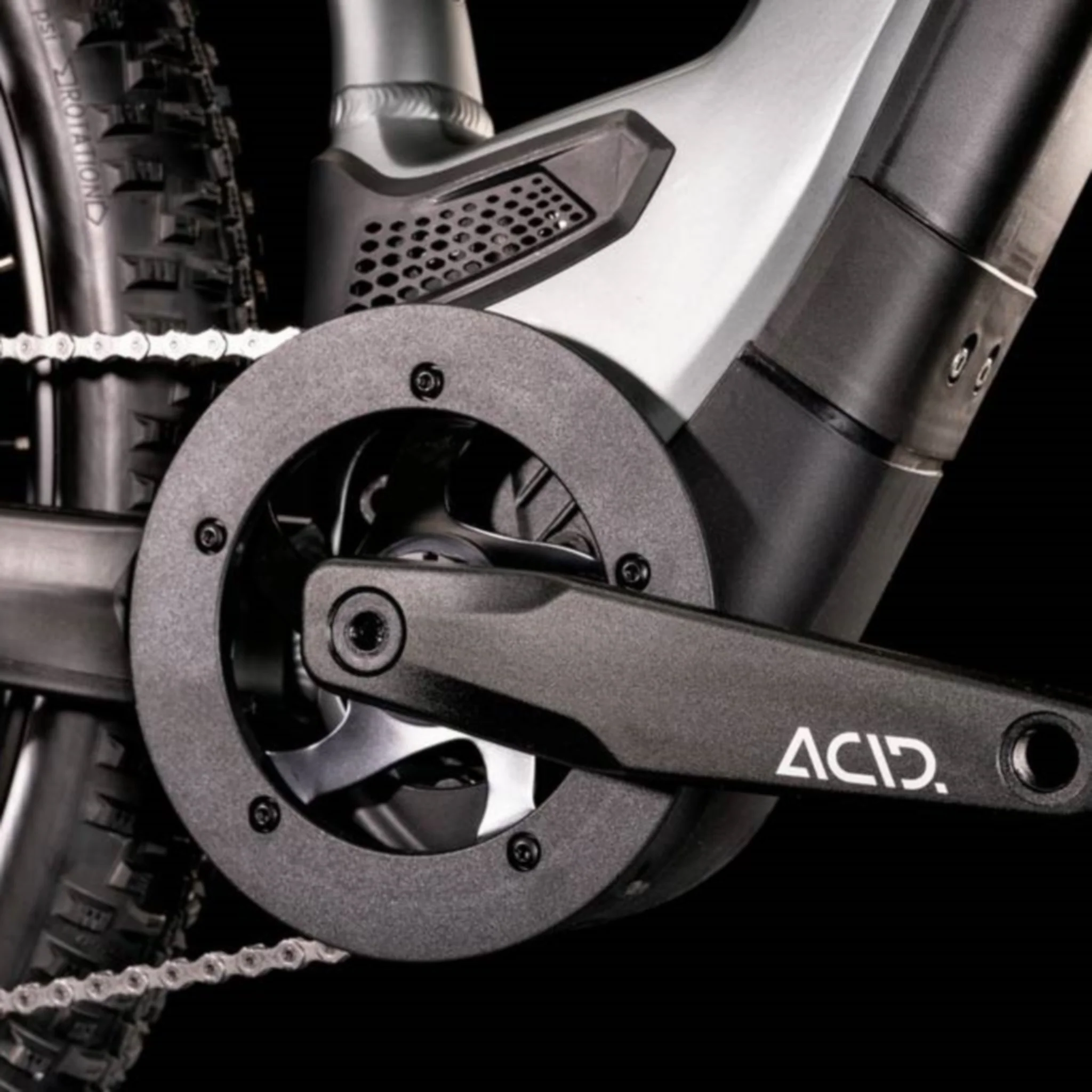 Cube Reaction Hybrid Pro Electric Mountain Bike Trapeze Flash Grey 'n' Green 625Wh Battery - Image 4