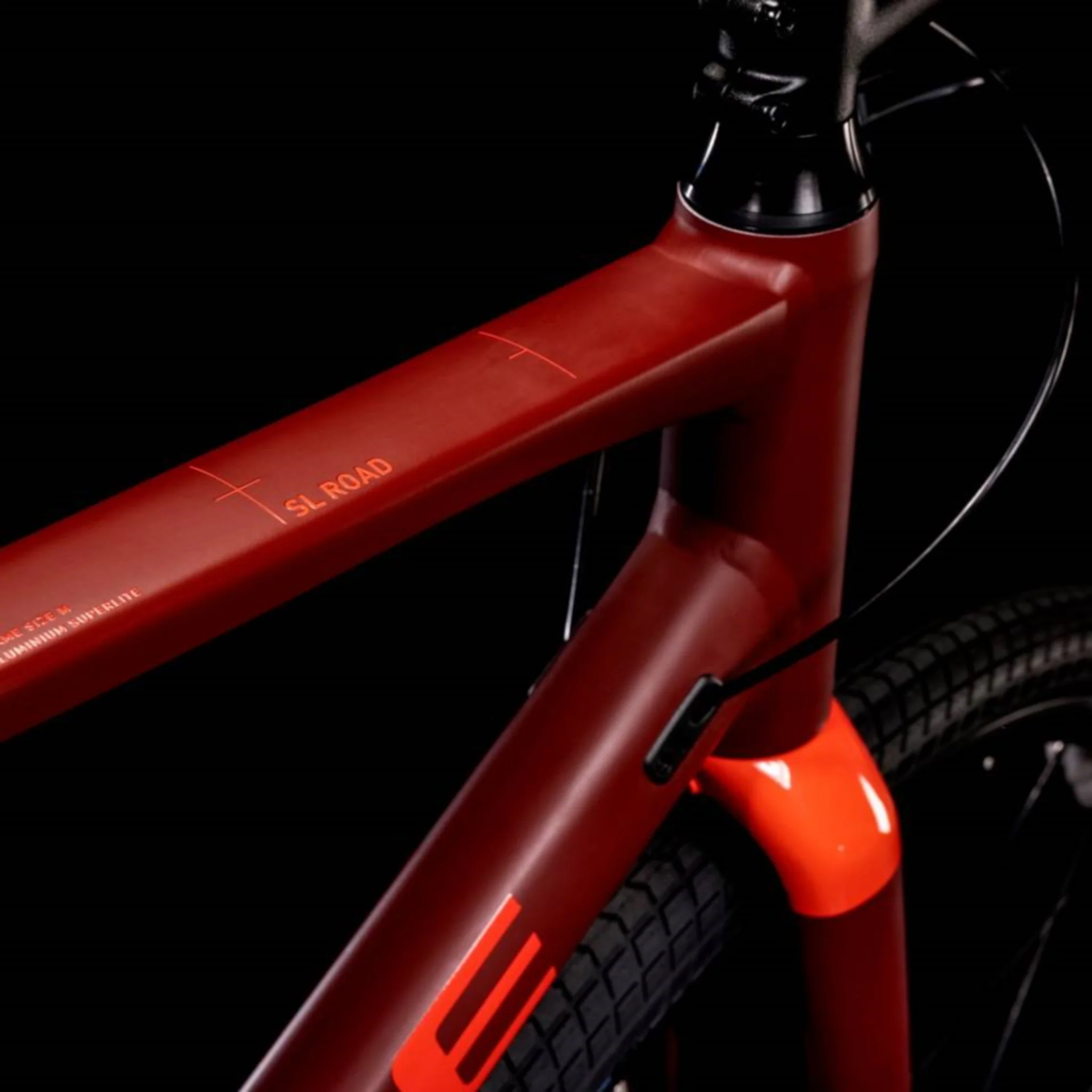 Cube SL Road Commuter/Trekking Bike Darkred 'n' Red - Image 3