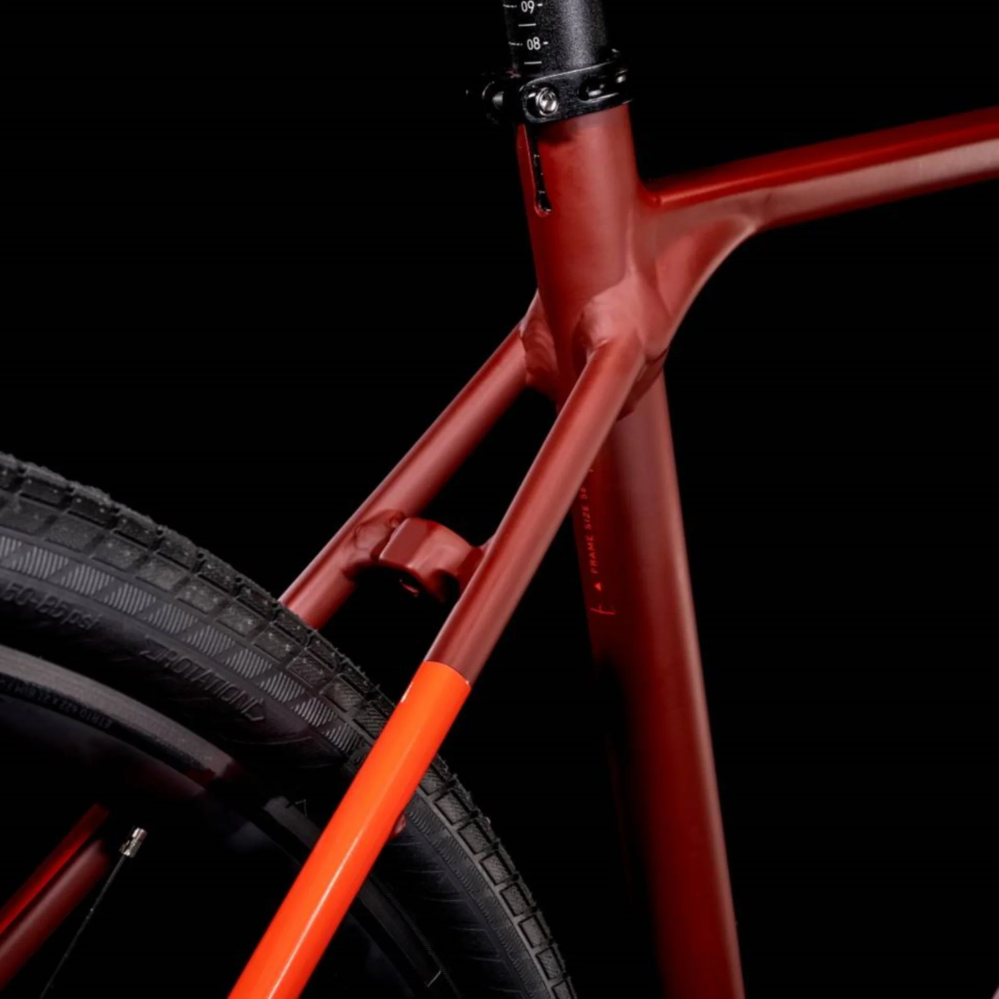 Cube SL Road Commuter/Trekking Bike Darkred 'n' Red - Image 4