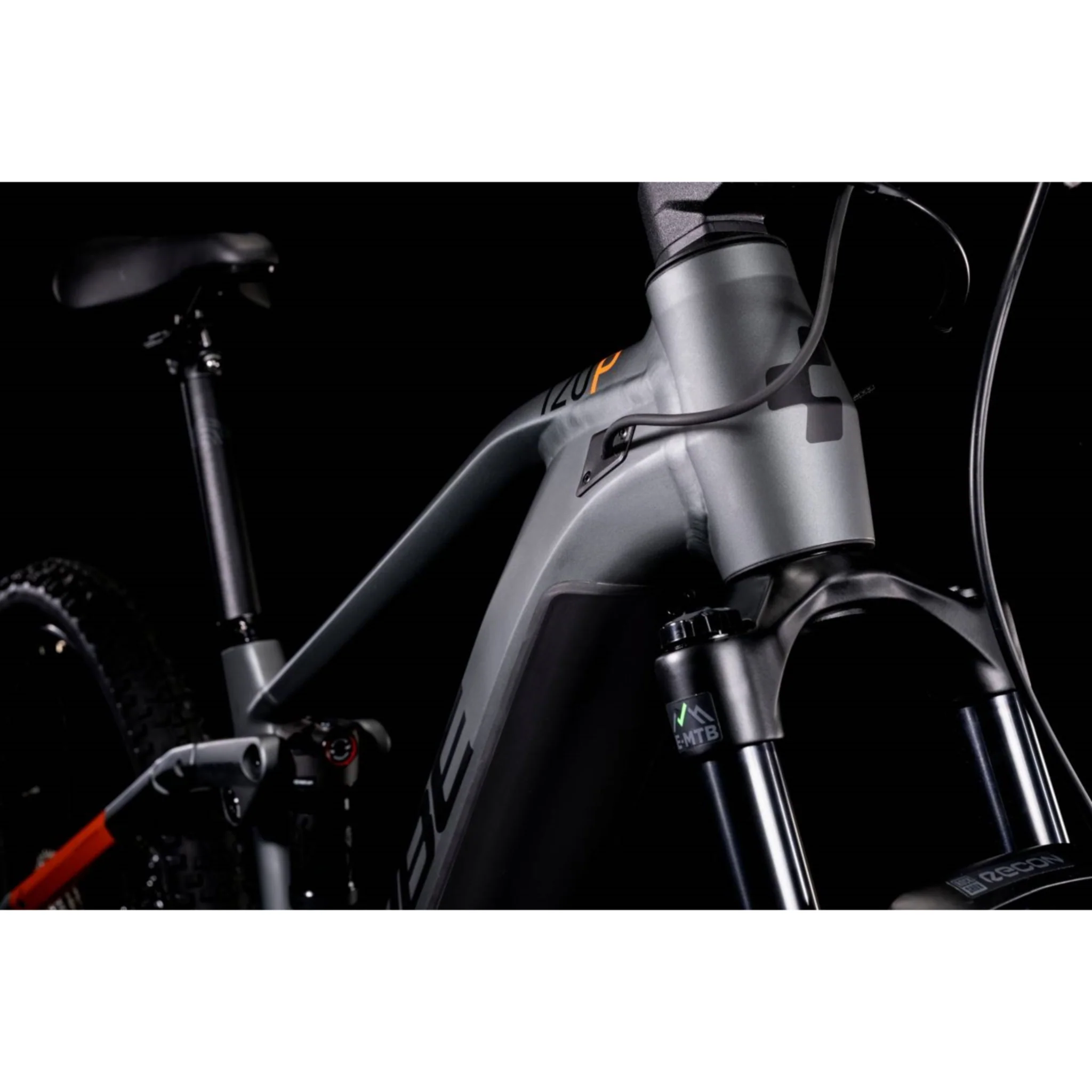 Cube Stereo Hybrid 120 Pro Electric Bike 625Wh Battery Flash Grey 'n' Orange - Image 3