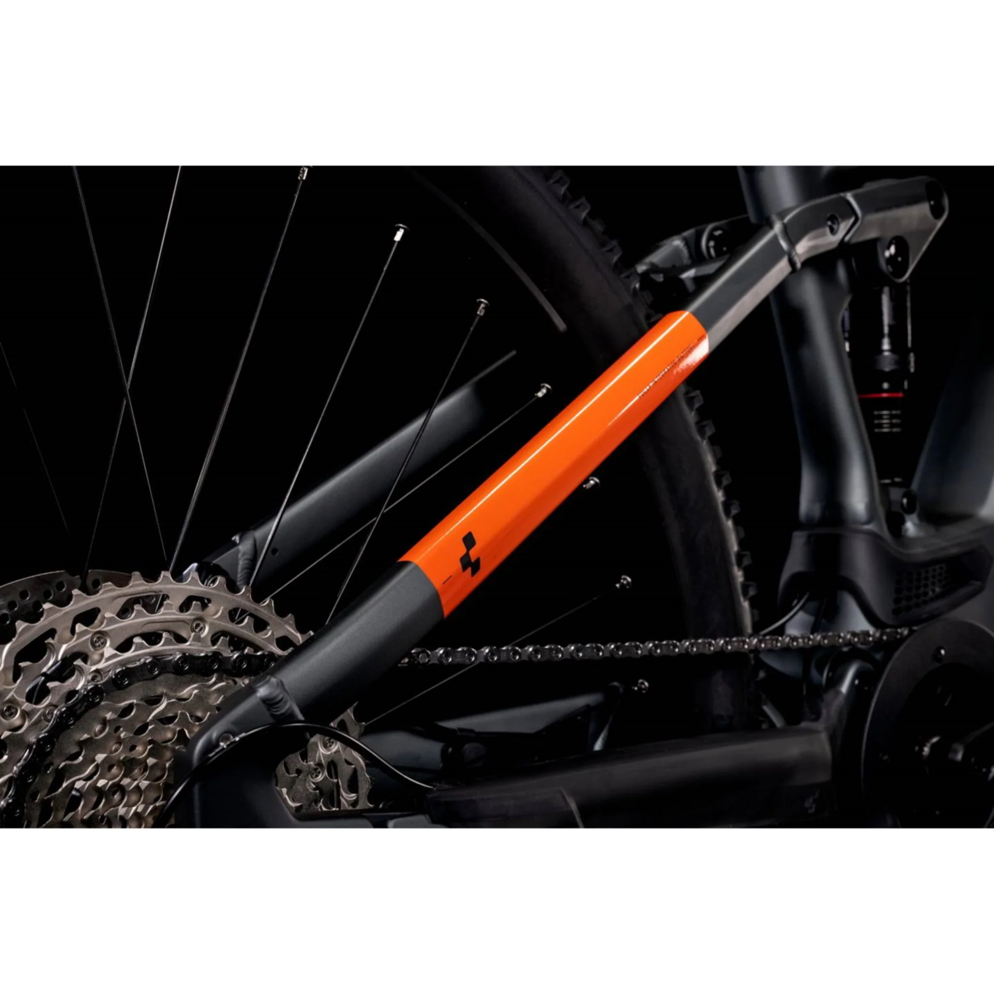 Cube Stereo Hybrid 120 Pro Electric Bike 625Wh Battery Flash Grey 'n' Orange - Image 6
