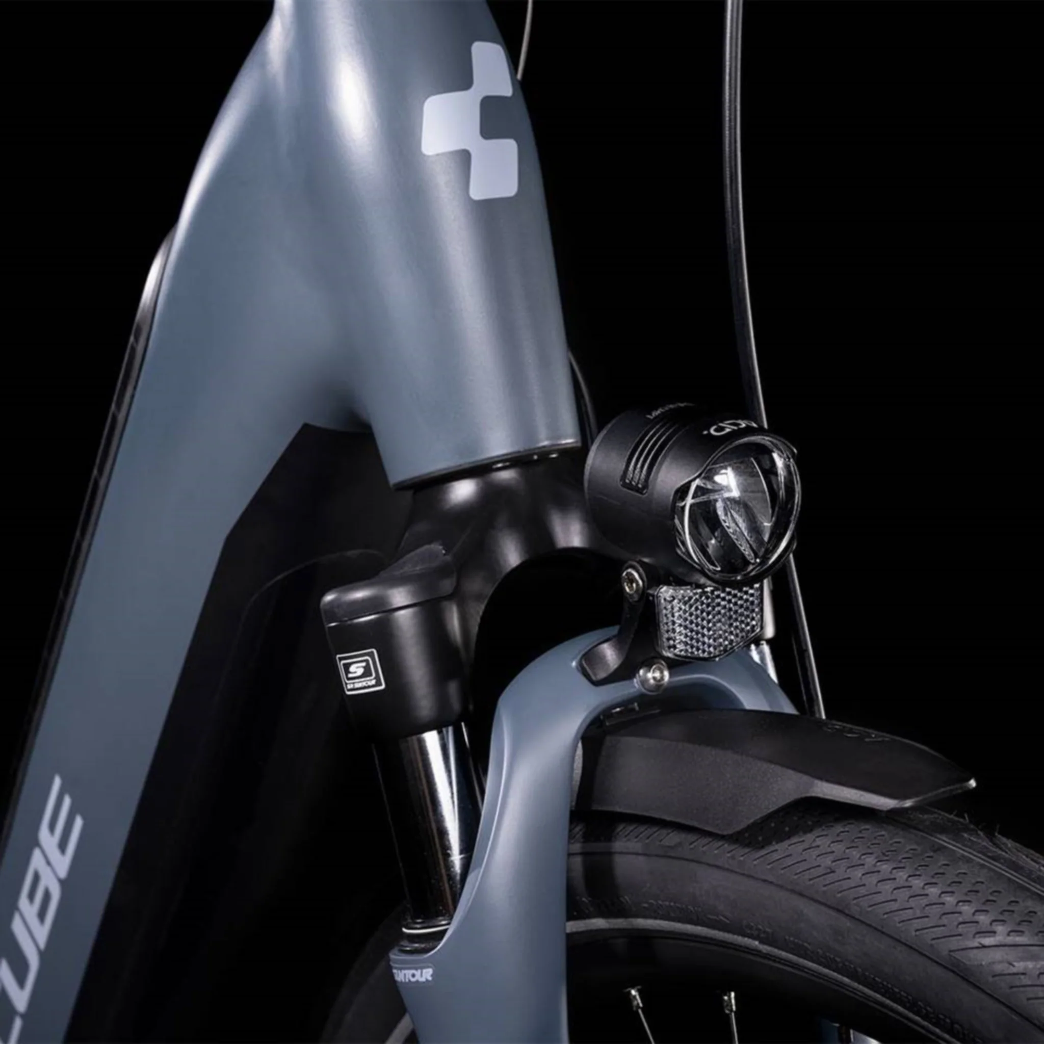 Cube Supreme Sport Hybrid One 400 Easy Entry Electric Bike 400Wh Battery Grey blue 'n' Blue - Image 4