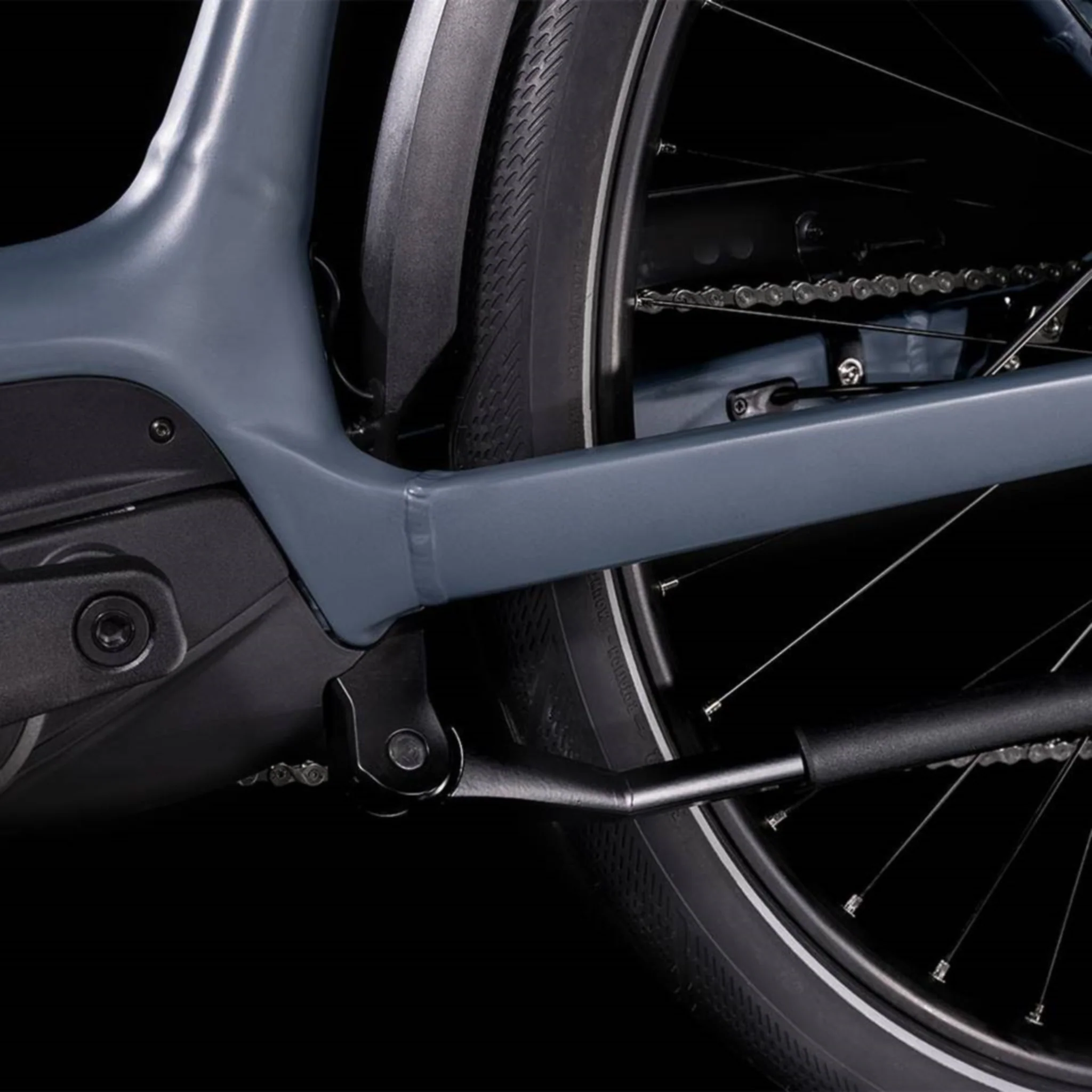 Cube Supreme Sport Hybrid One 400 Easy Entry Electric Bike 400Wh Battery Grey blue 'n' Blue - Image 5