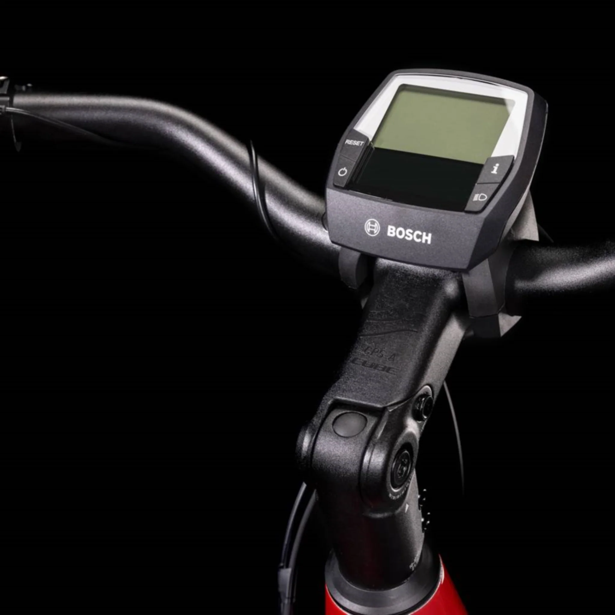 Cube Supreme Sport Hybrid Pro 500 Electric Bike 500Wh Battery Easy Entry Red 'n' Black - Image 6