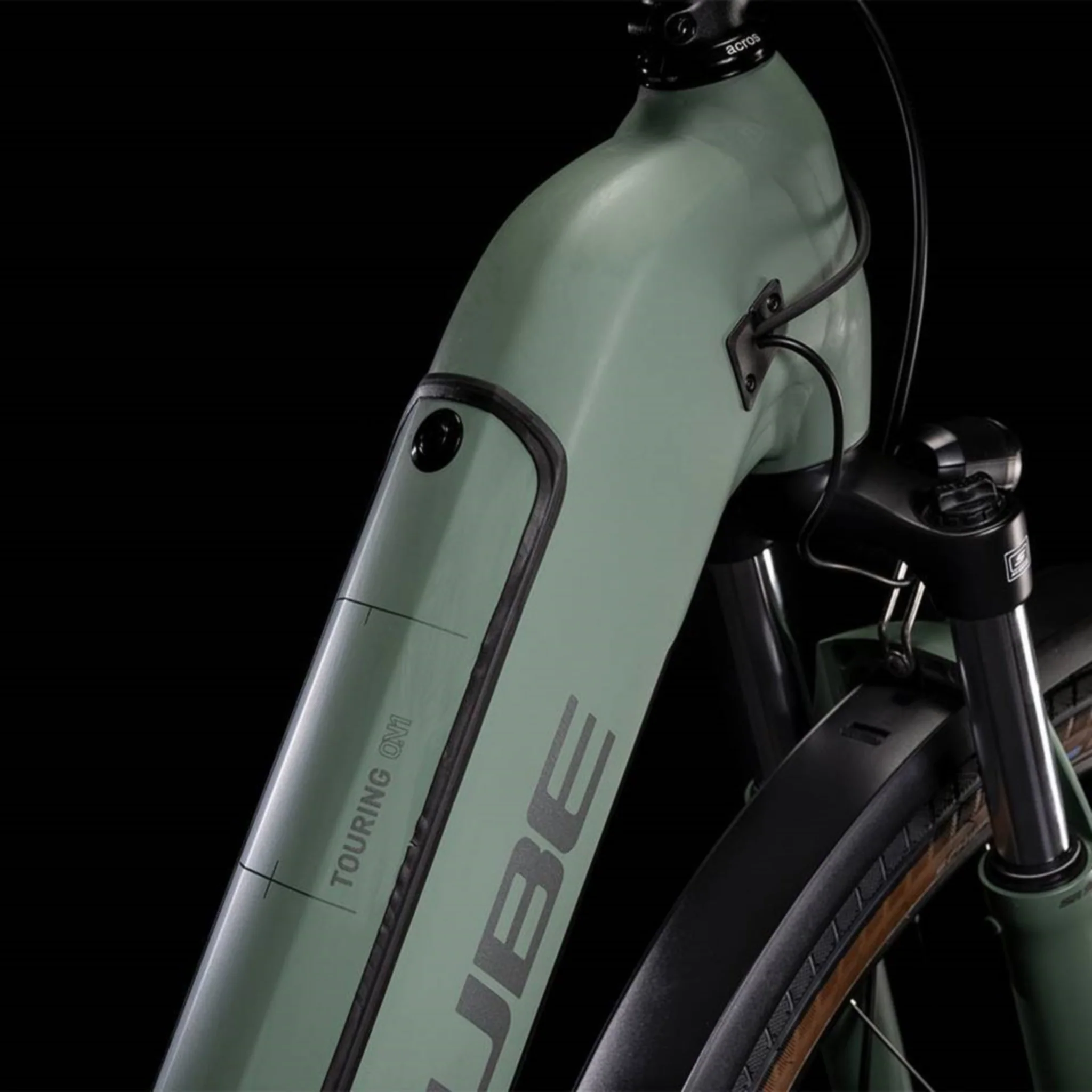 Cube Touring Hybrid One 500 Electric Bike Trapeze Green 'n' Sharp Green 504Wh Battery - Image 3