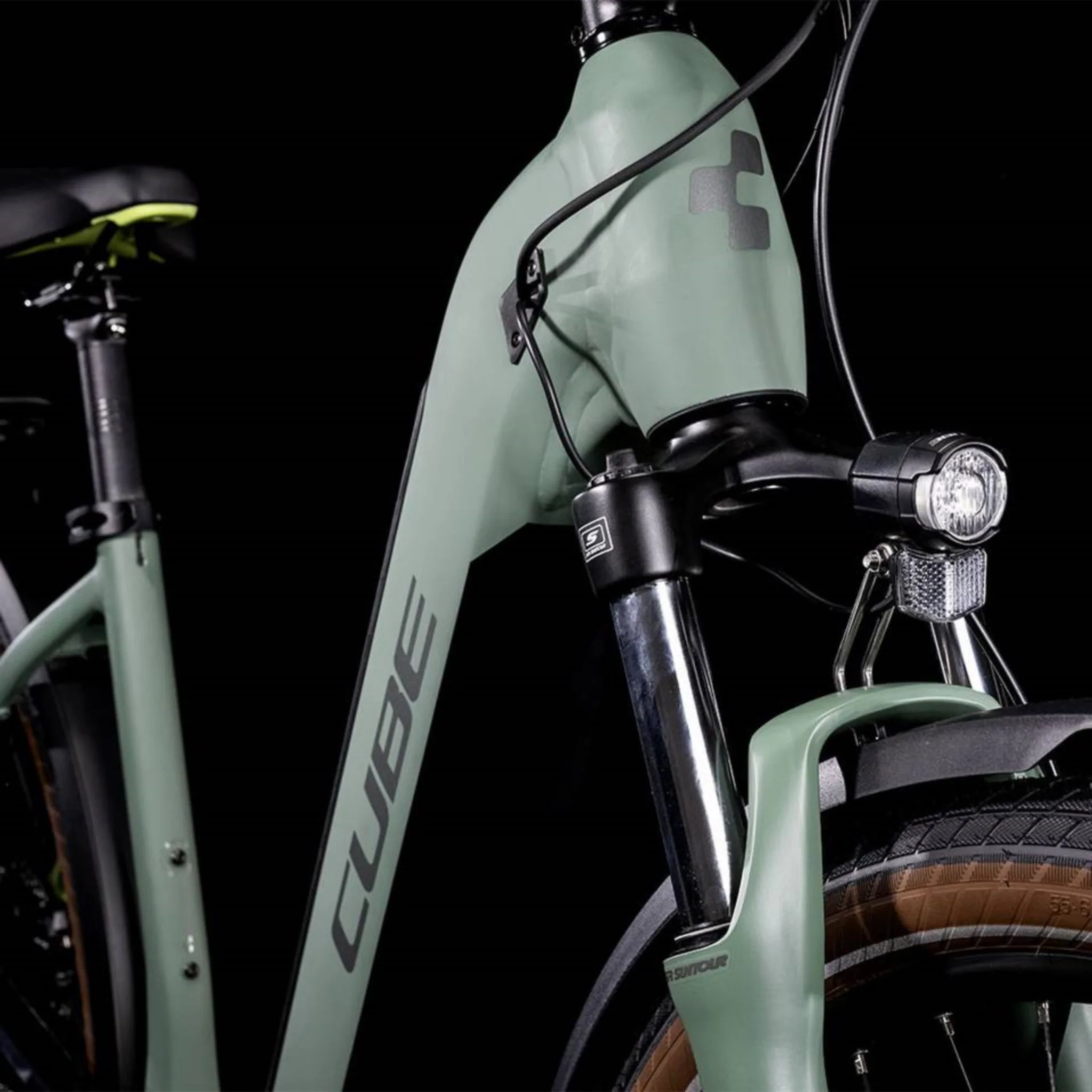 Cube Touring Hybrid One 500 Electric Bike Trapeze Green 'n' Sharp Green 504Wh Battery - Image 4