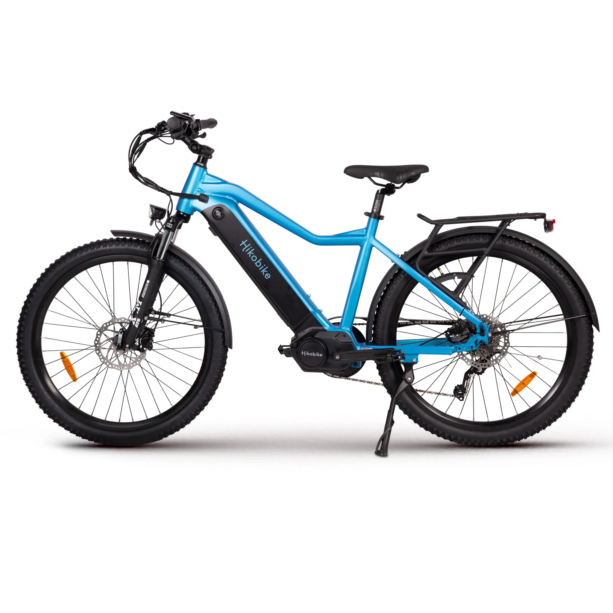 Hiko Ascent Electric Bike 672Wh Battery Blue - Image 3
