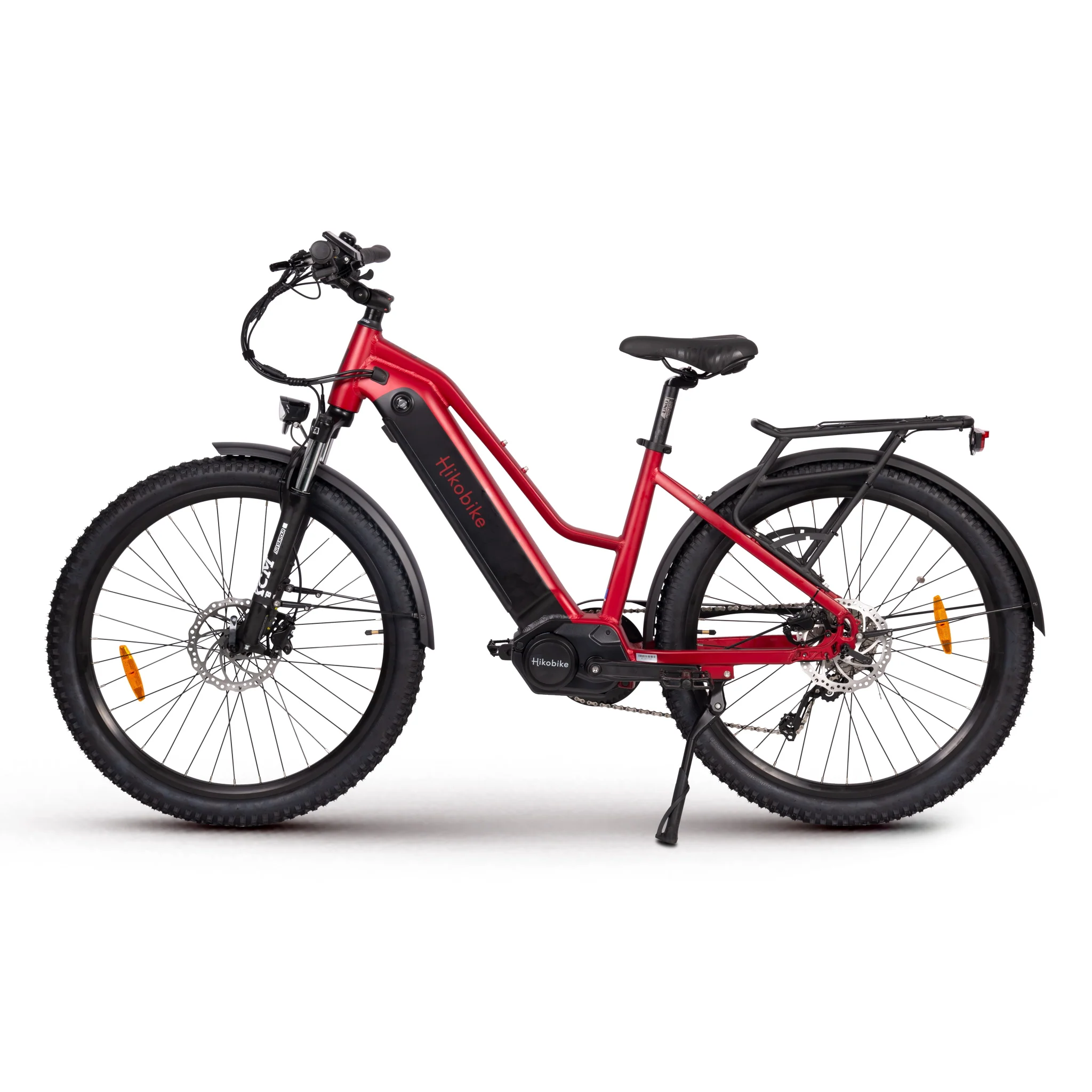Hiko Rangler Electric Bike 672Wh Battery Red - Image 2